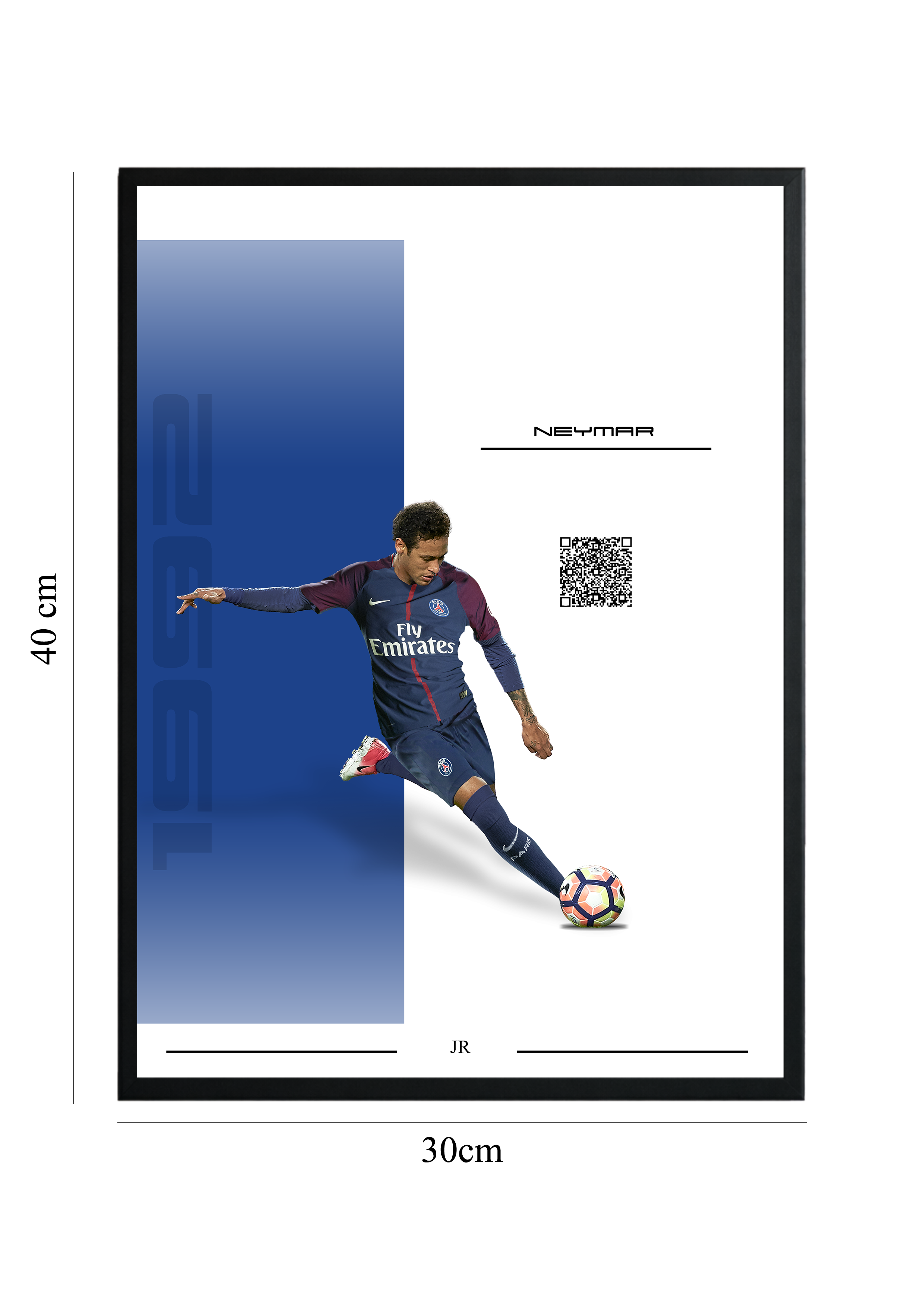 Neymar - Tablou cu Cod QR