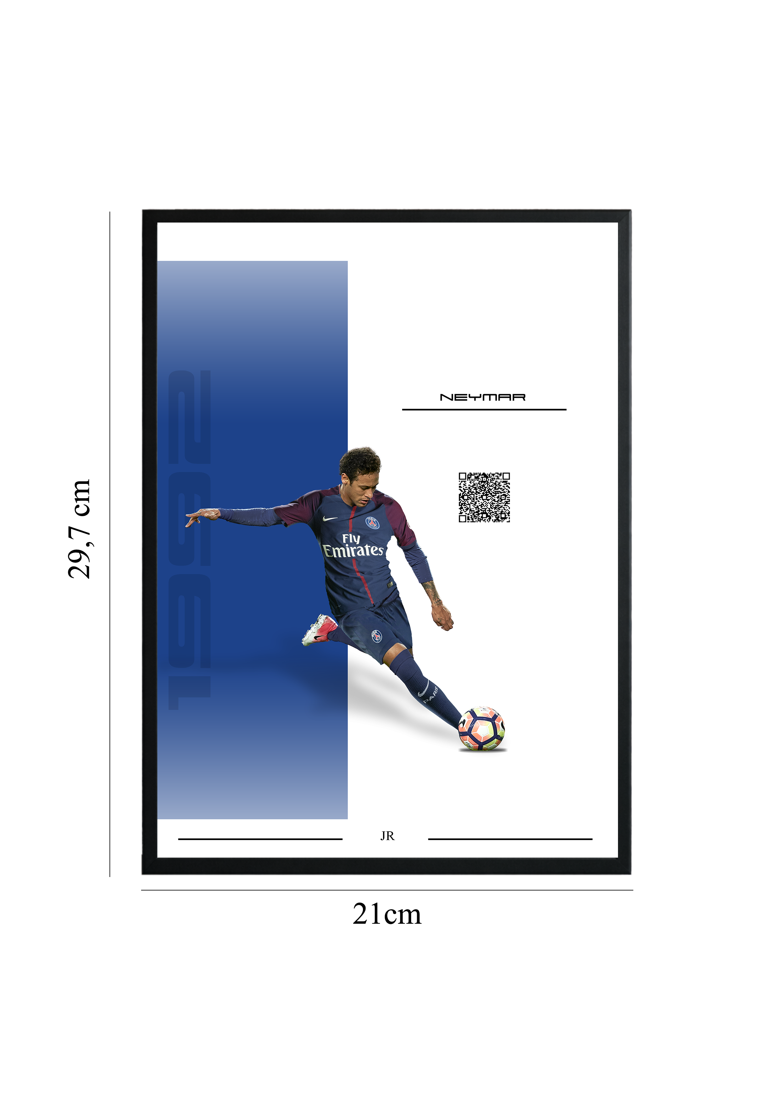Neymar - Tablou cu Cod QR