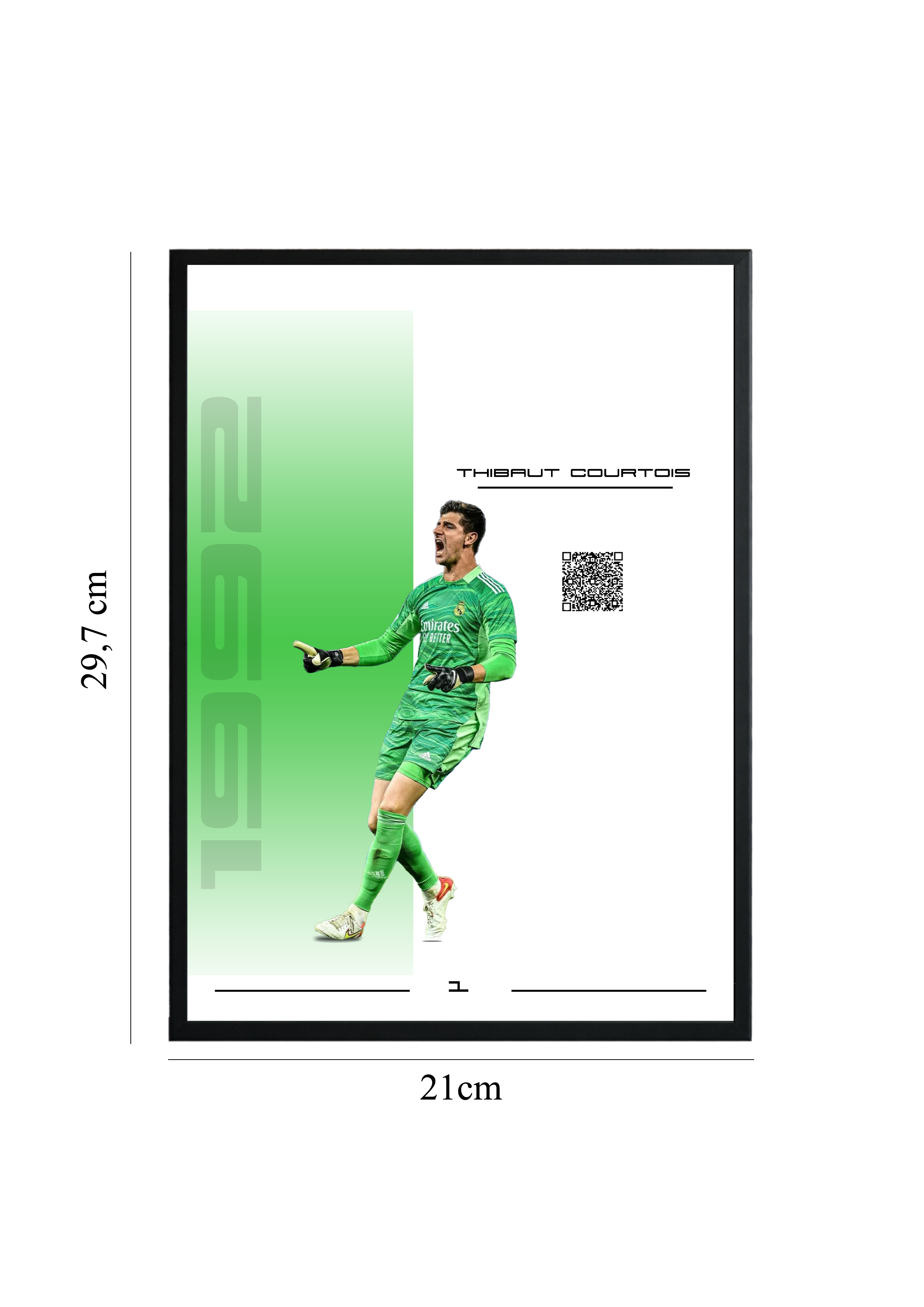 Thibaut Courtois - Tablou cu Cod QR