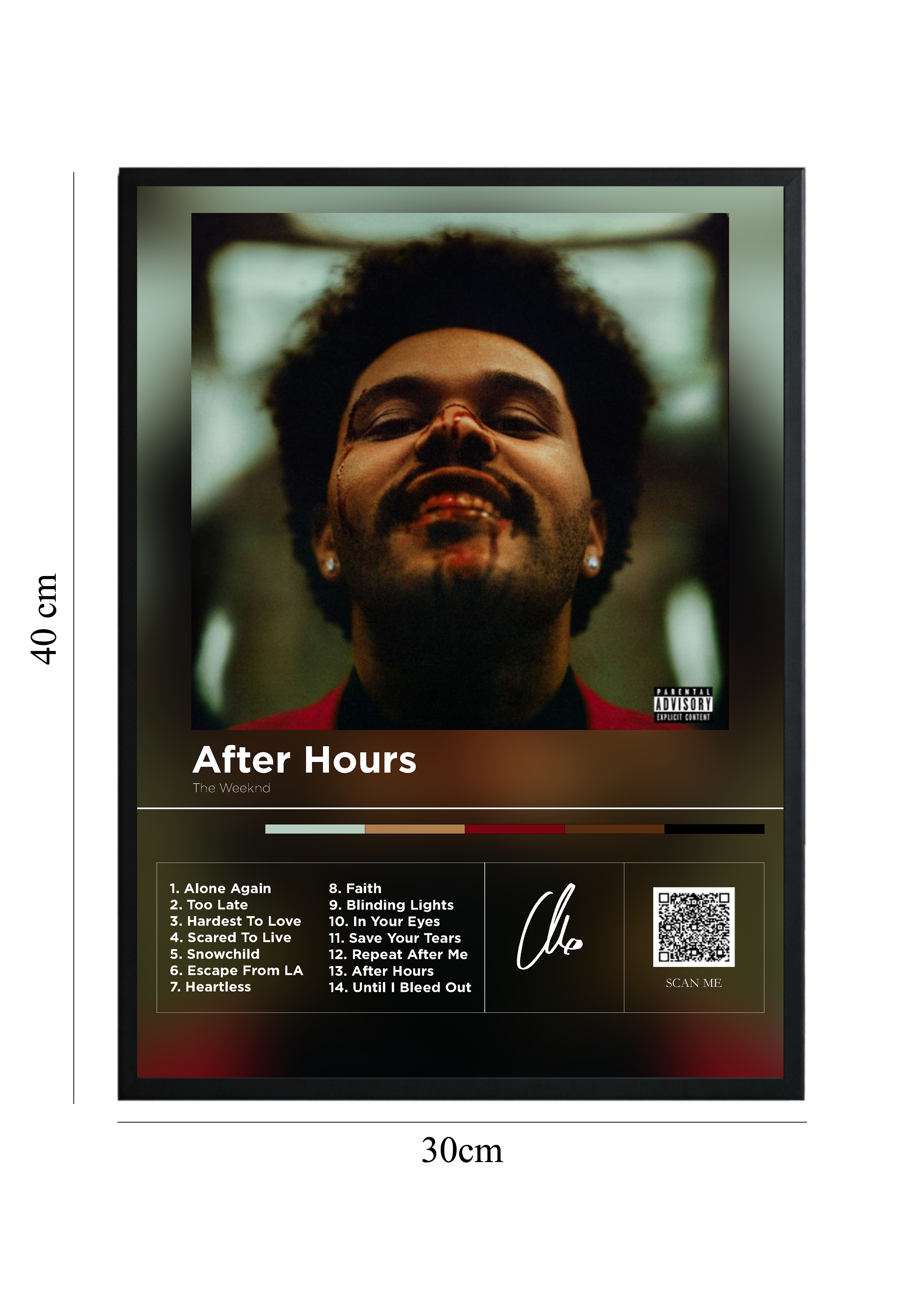 After Hours - Tablou cu Cod QR