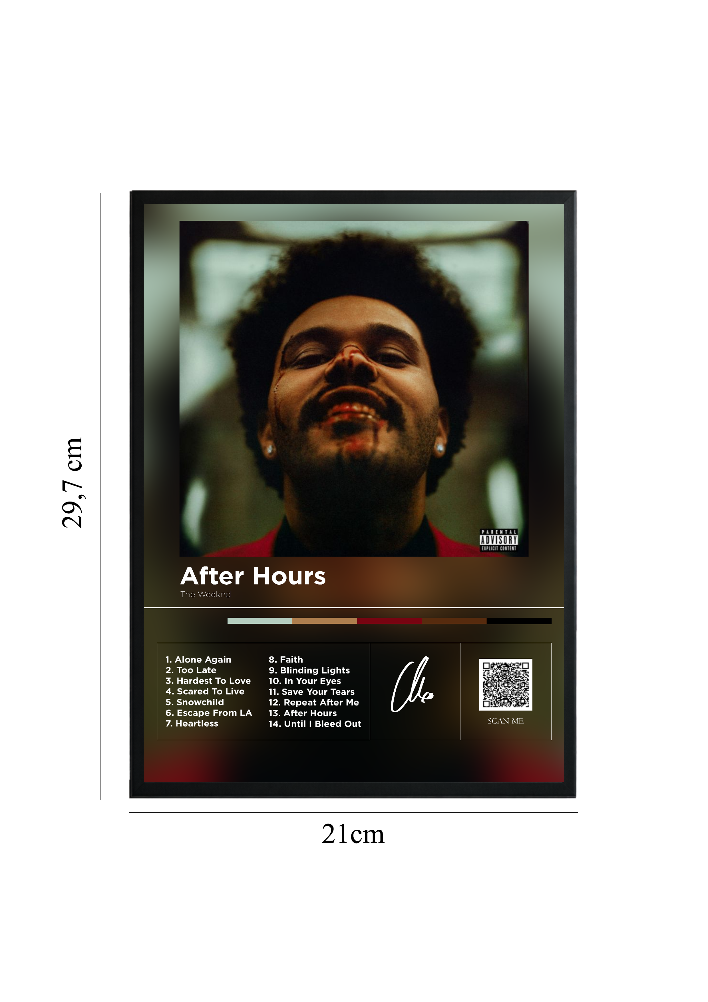 After Hours - Tablou cu Cod QR