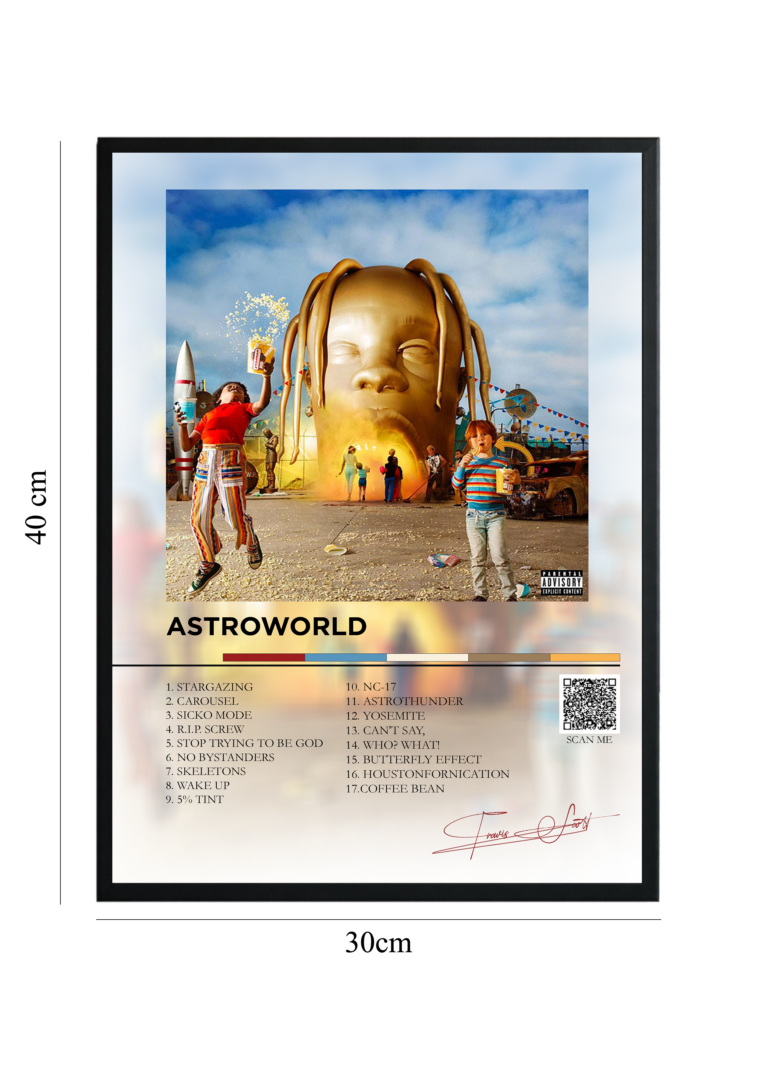 Astroworld - Tablou cu Cod QR