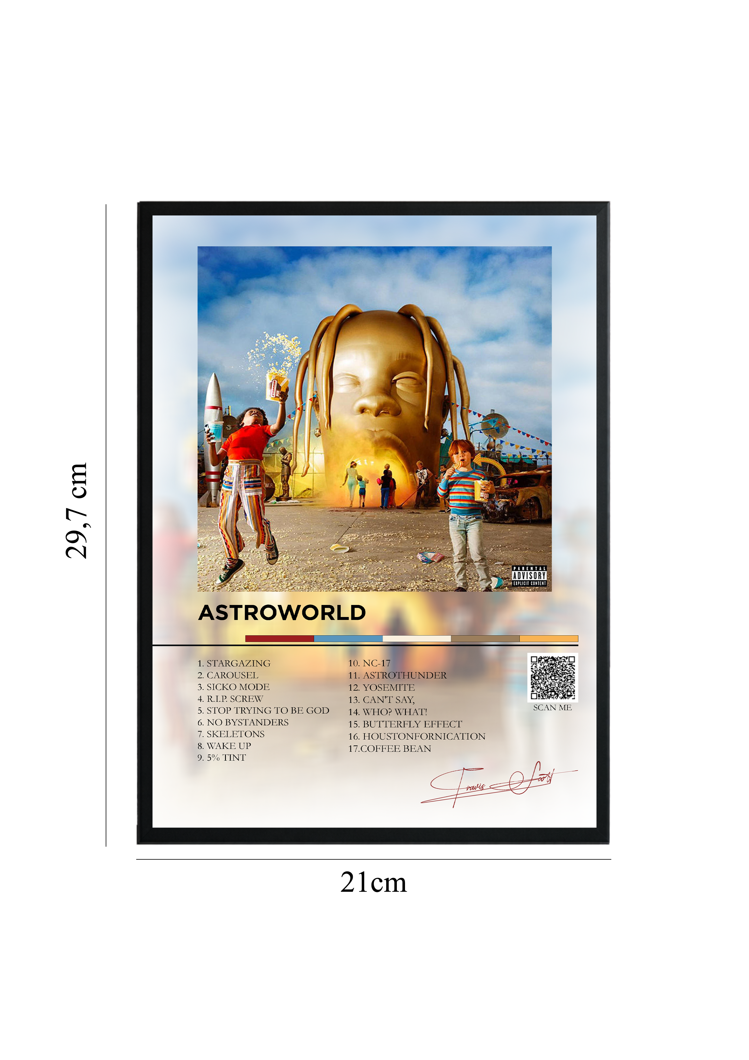 Astroworld - Tablou cu Cod QR