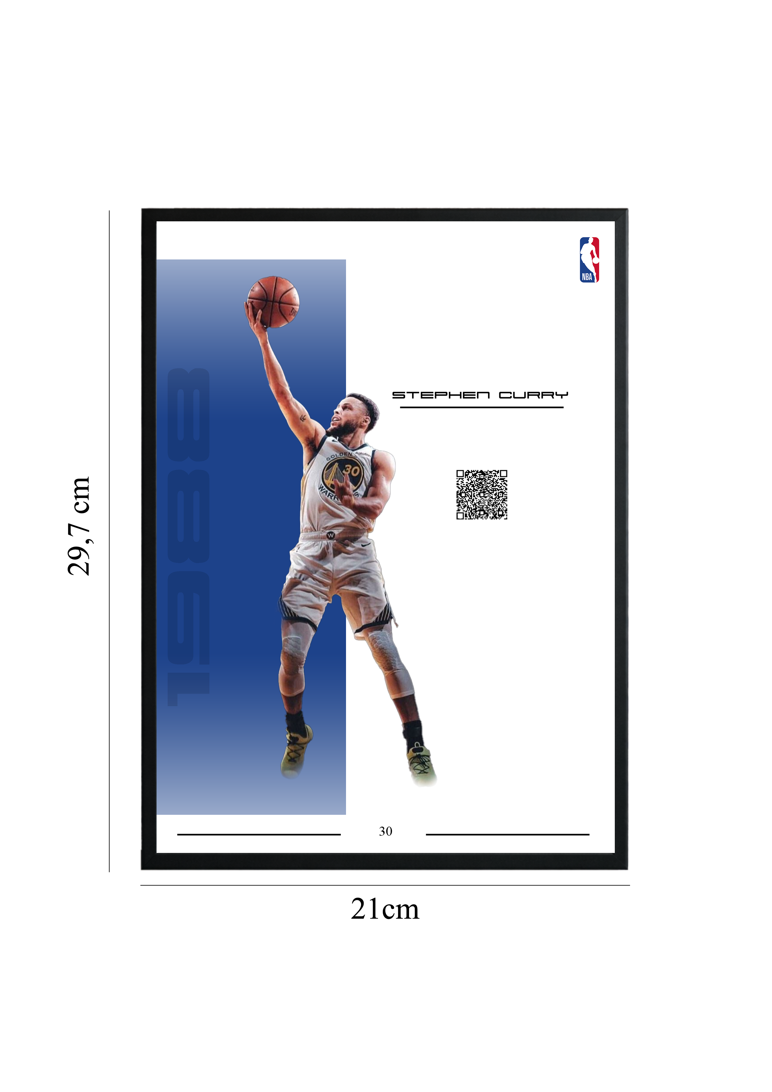 Stephen Curry - Tablou cu Cod QR