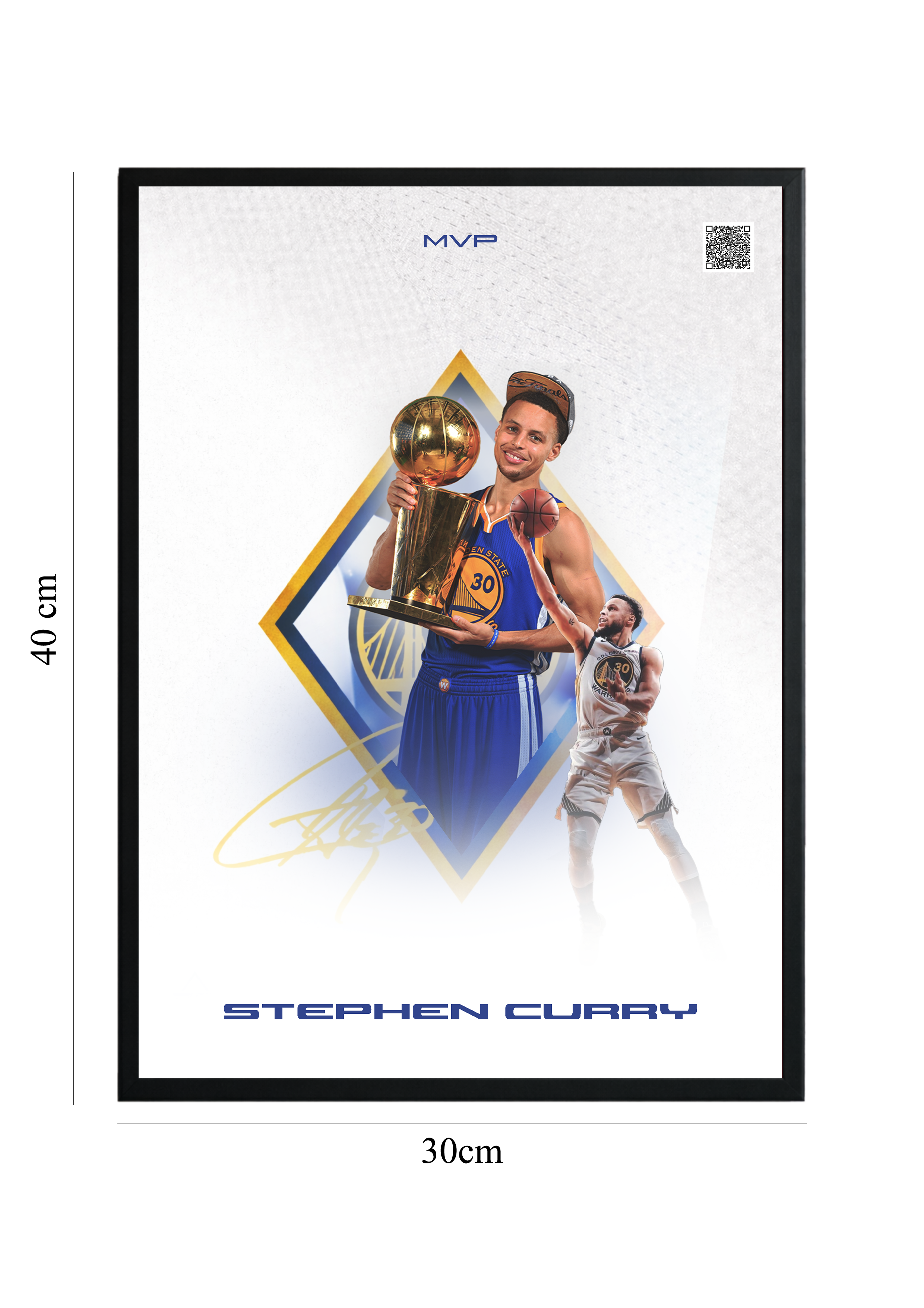 Stephen Curry - Tablou cu Cod QR