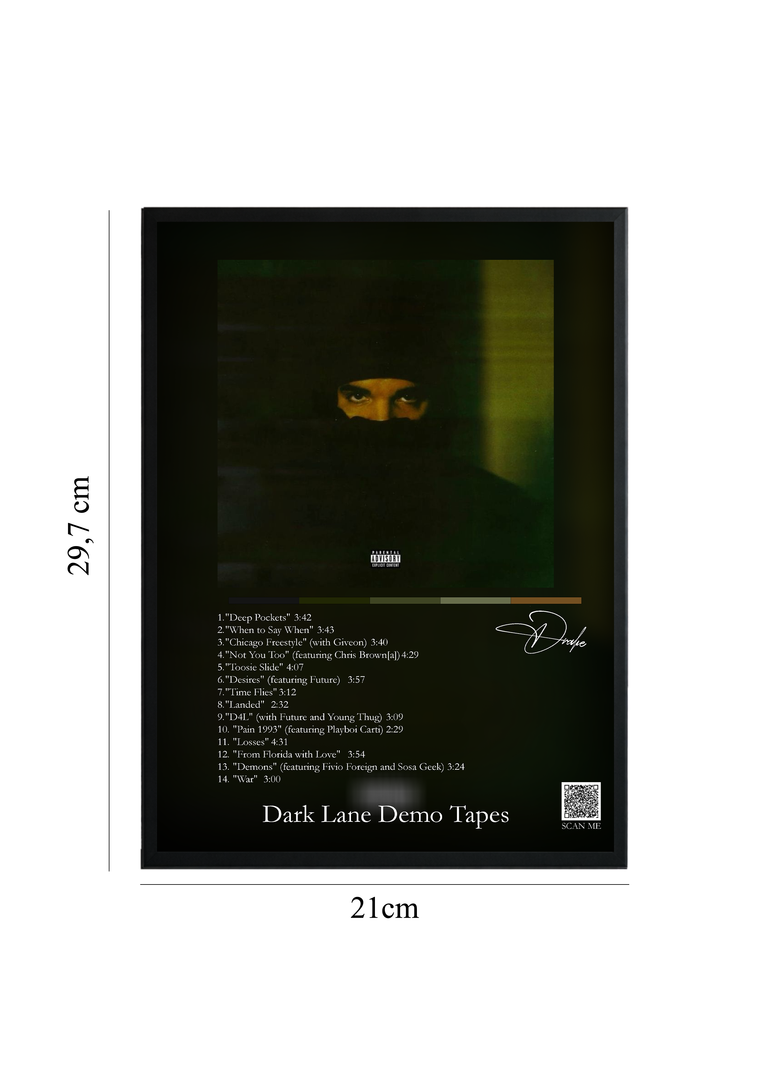 Dark Lane Demo Tapes - Tablou cu Cod QR