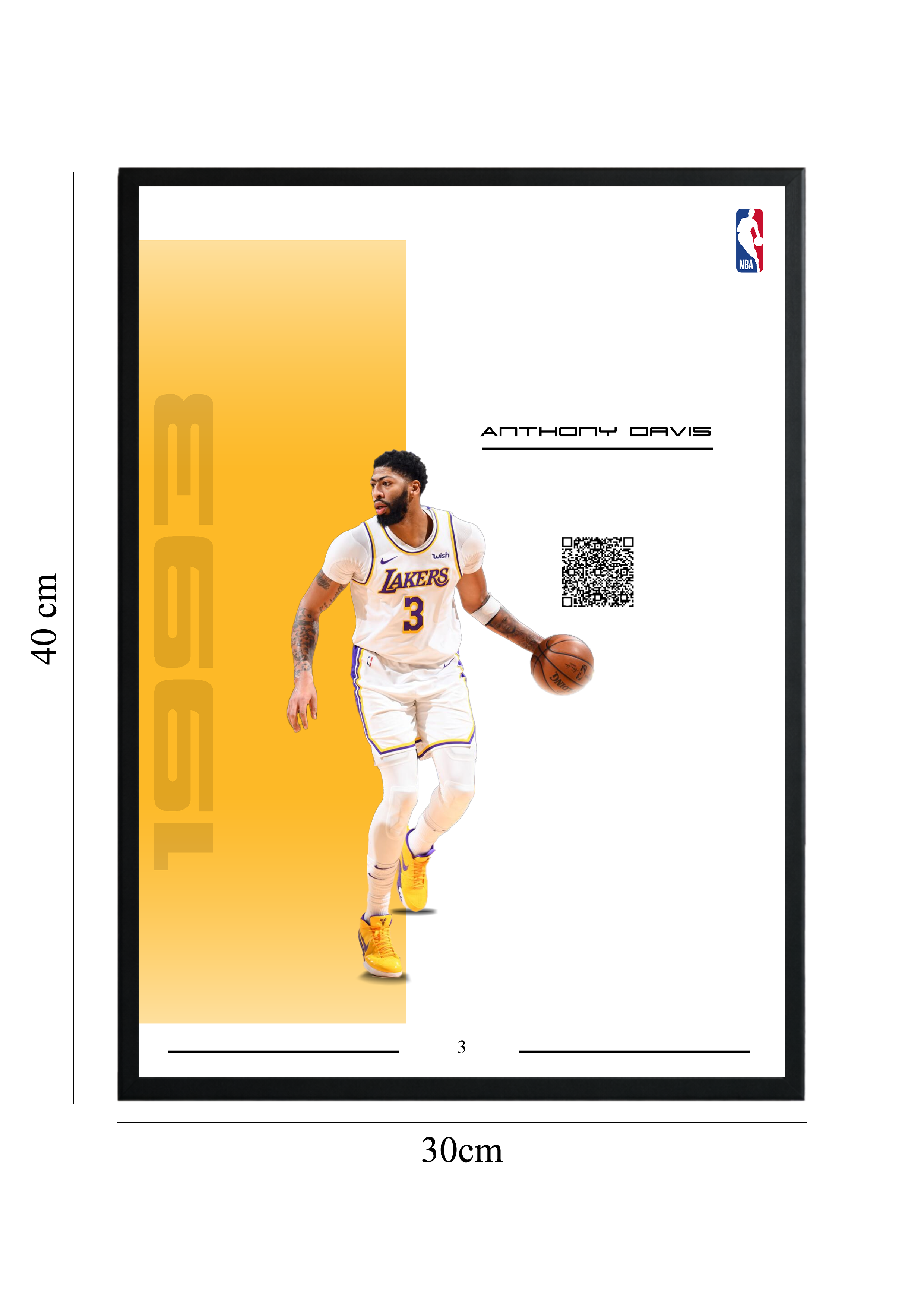 Anthony Davis - Tablou cu Cod QR