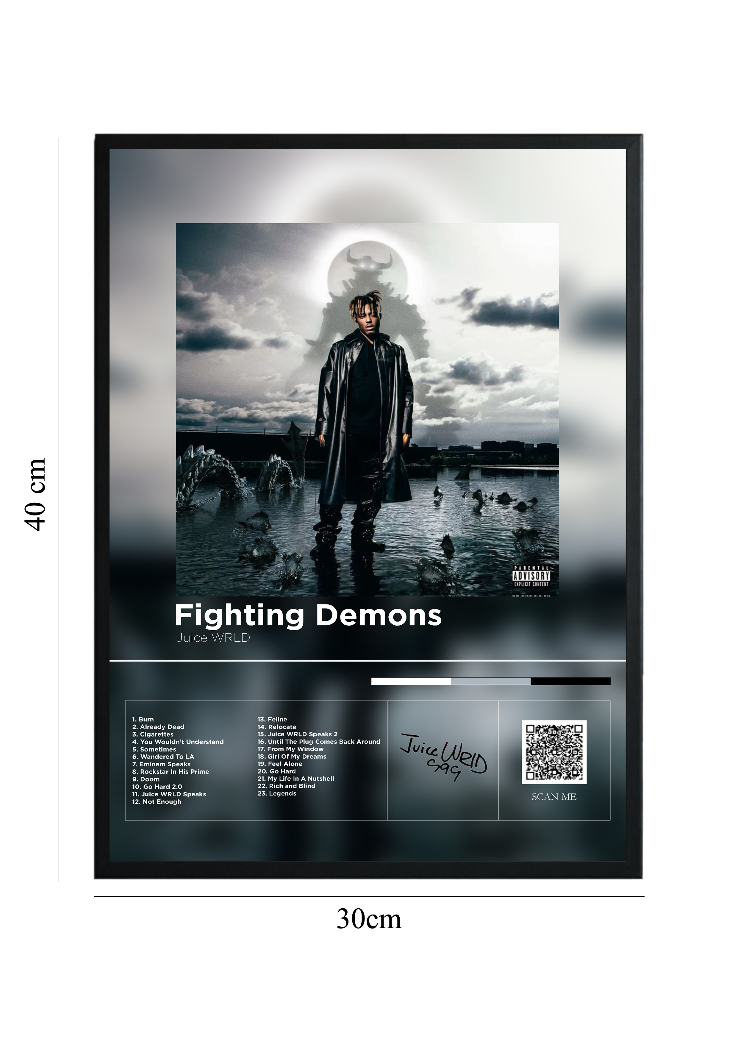 Fighting Demons - Tablou cu Cod QR
