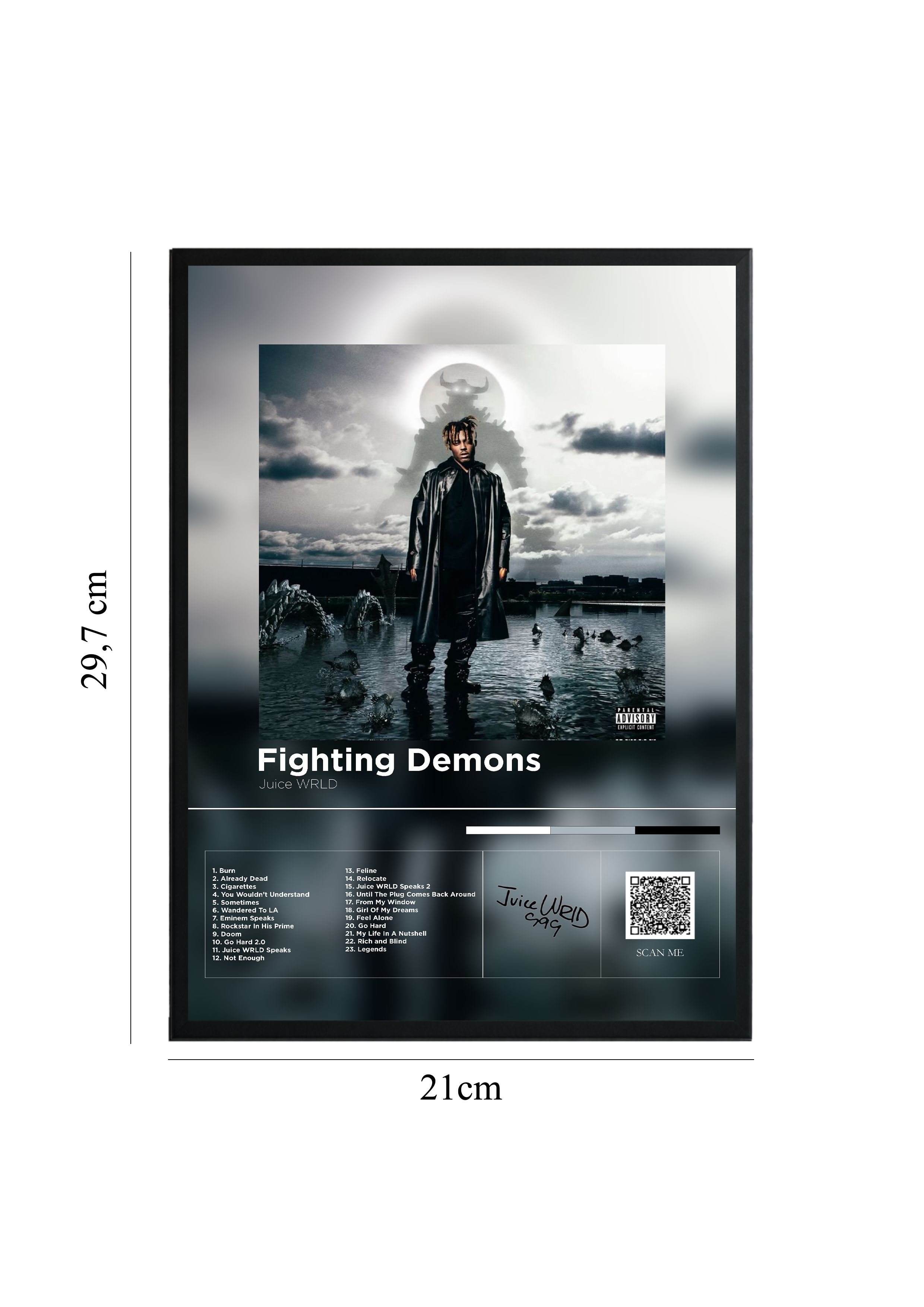 Fighting Demons - Tablou cu Cod QR