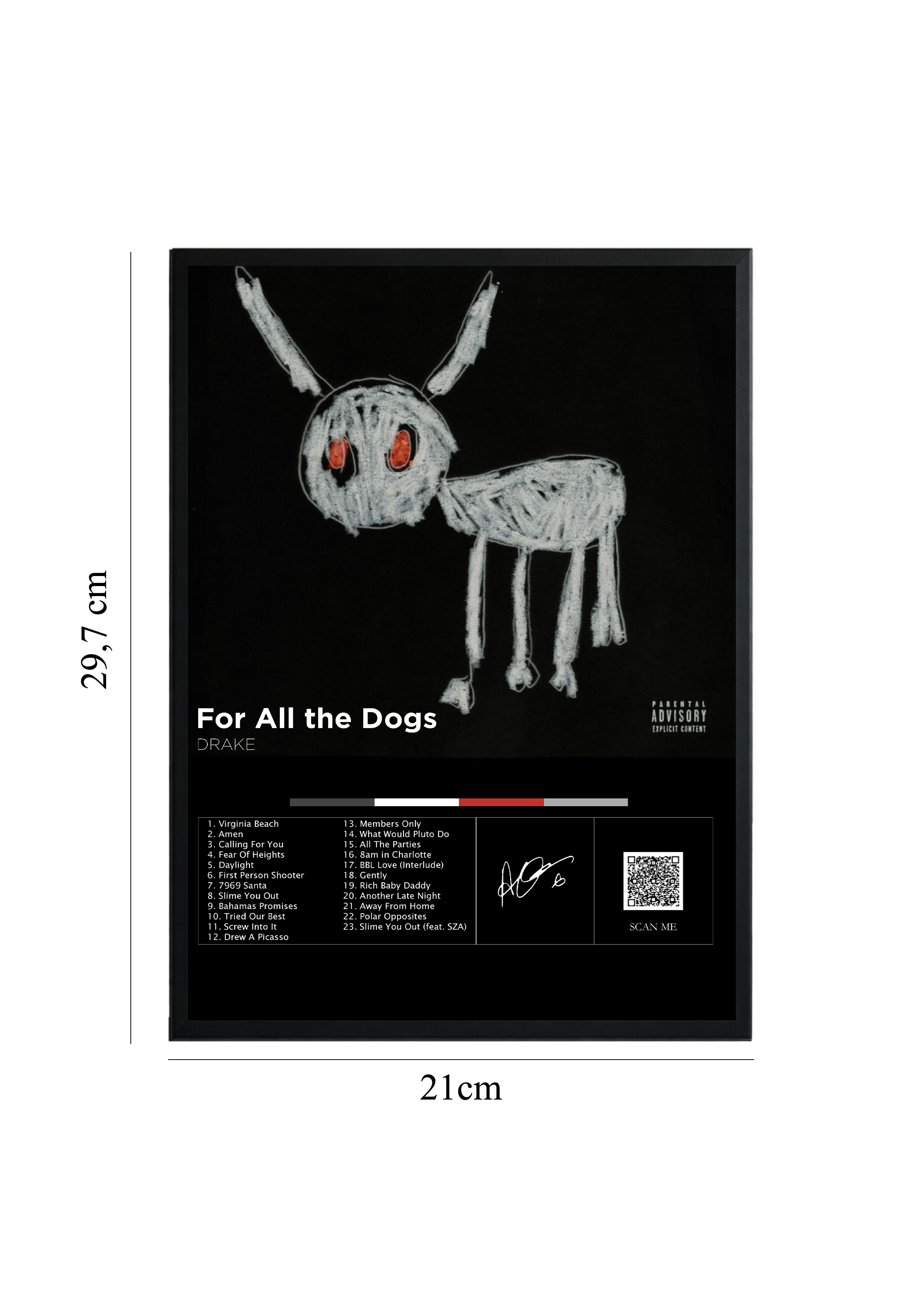 For All the Dogs - Tablou cu Cod QR