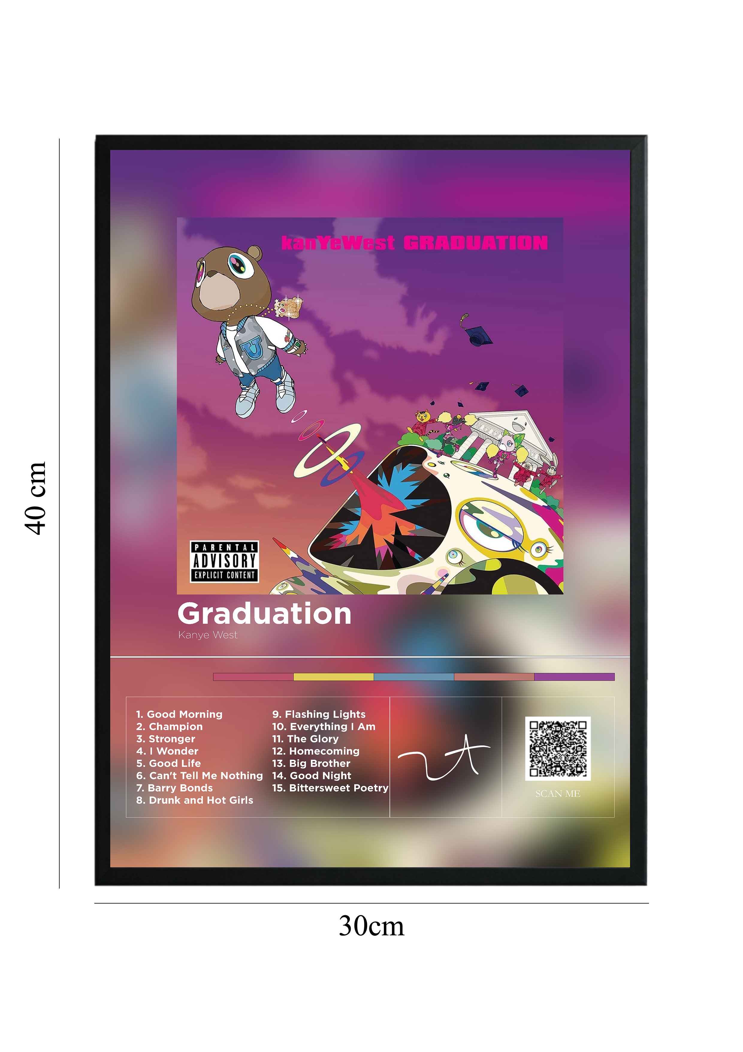 Graduation - Tablou cu Cod QR