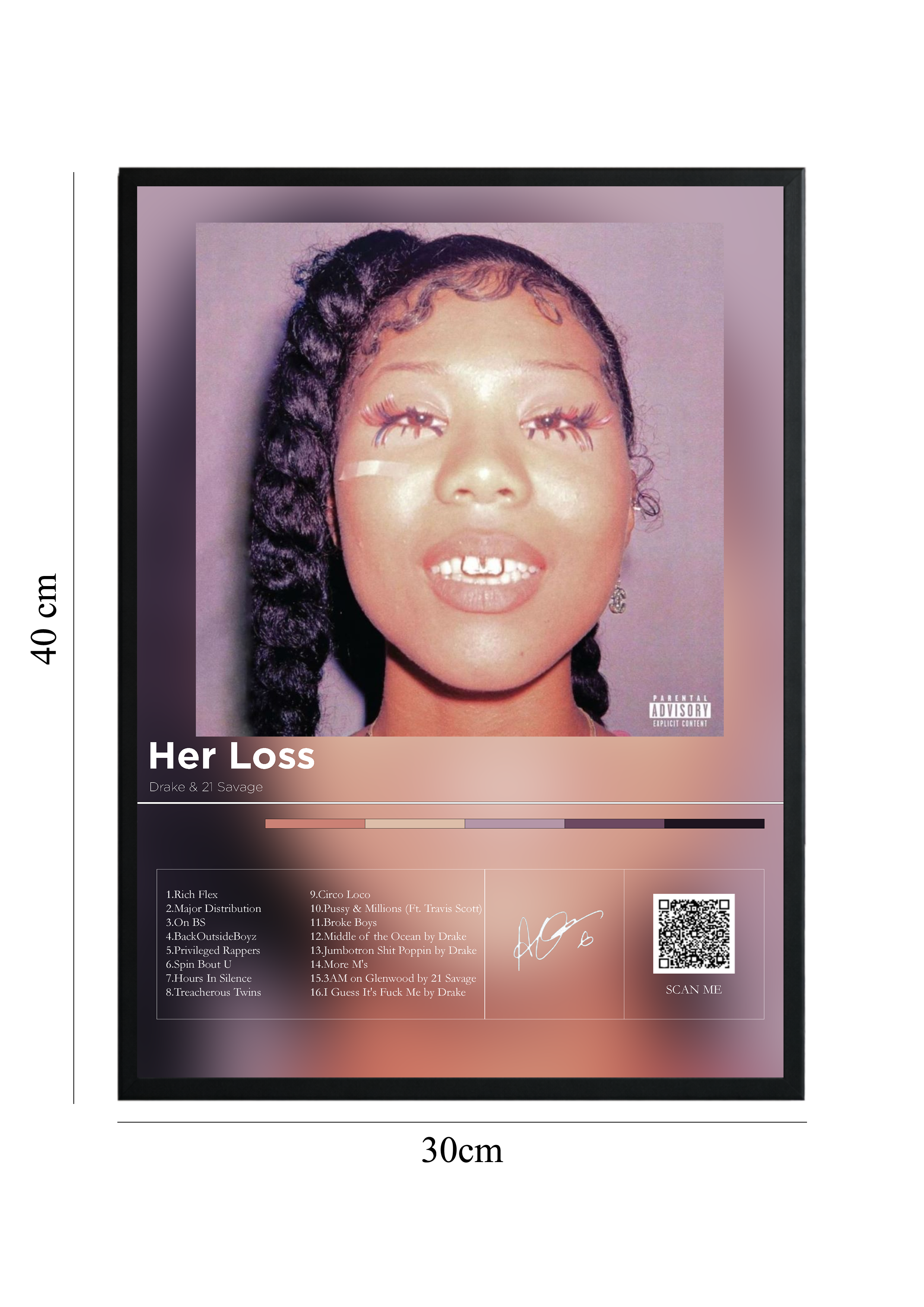 Her Loss - Tablou cu Cod QR