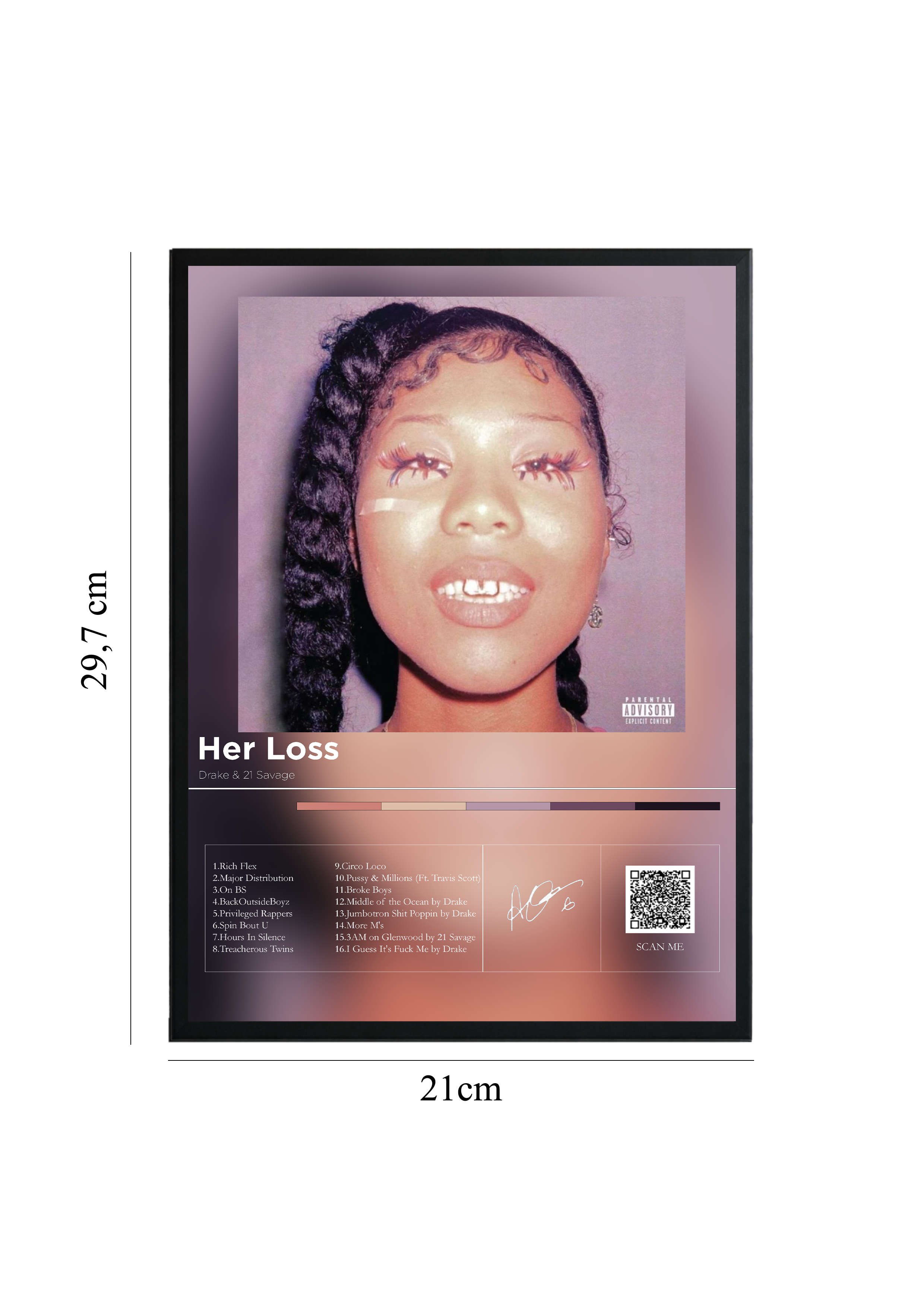 Her Loss - Tablou cu Cod QR