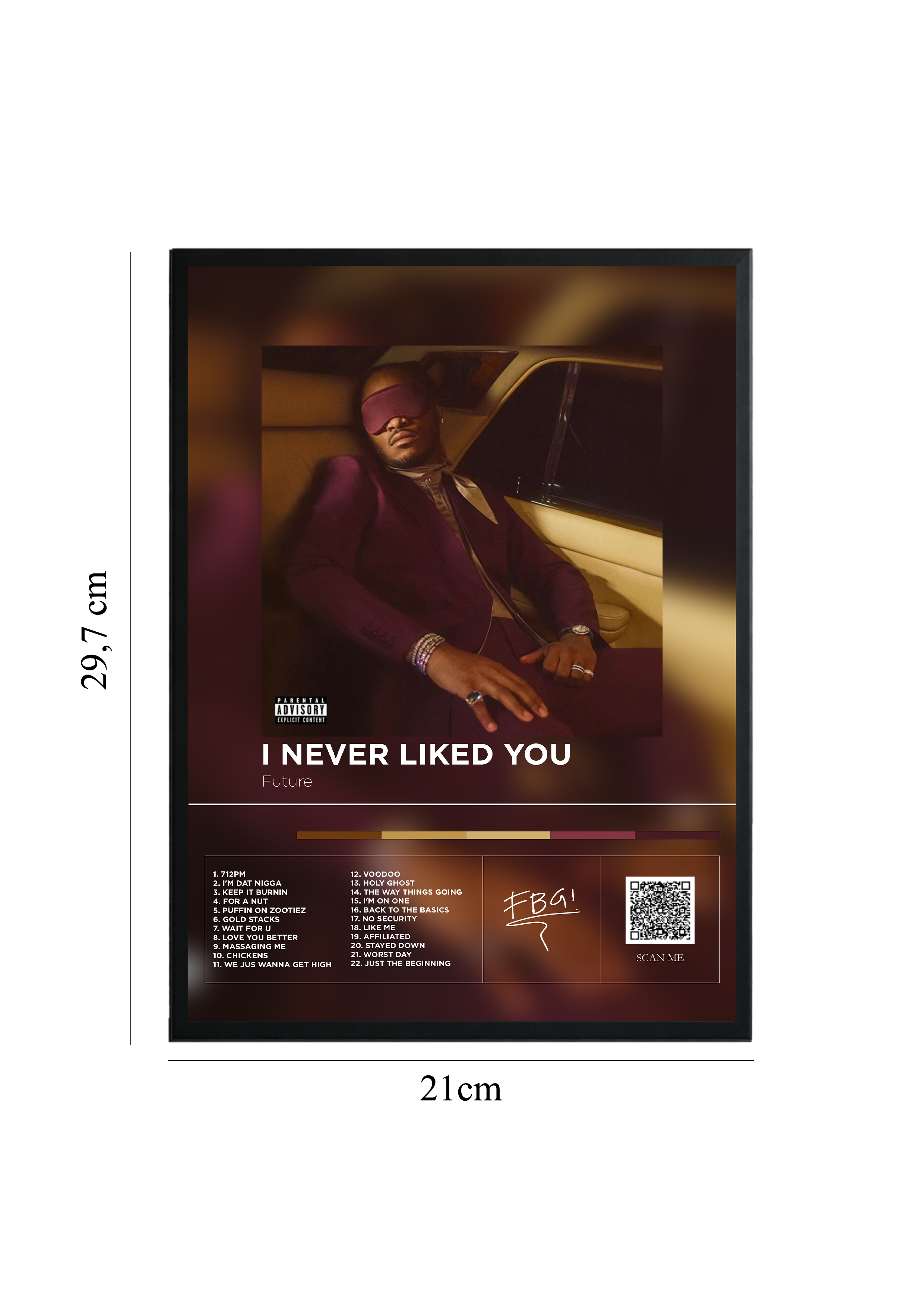 I Never Liked You - Tablou cu Cod QR
