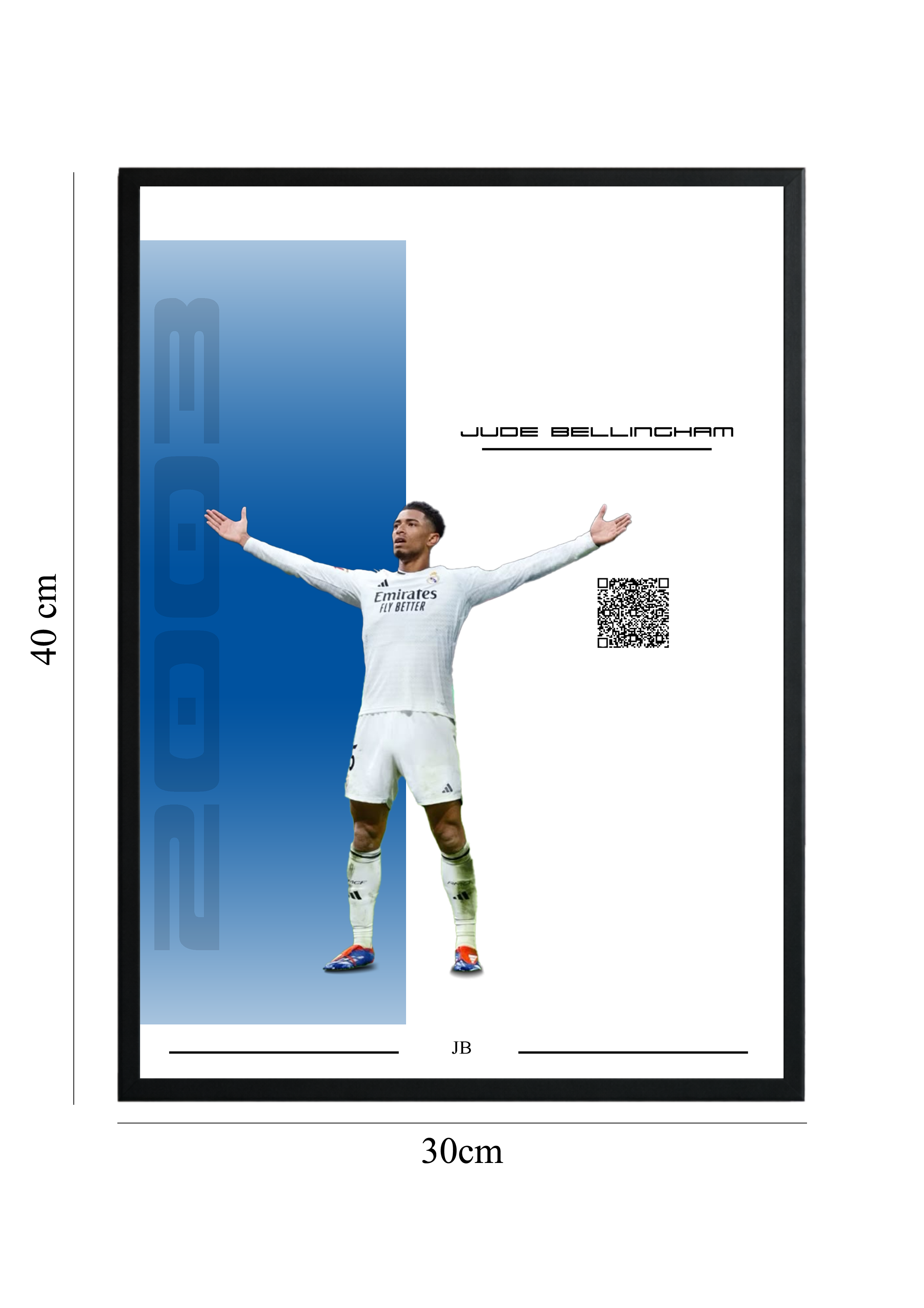 Jude Bellingham - Tablou cu Cod QR