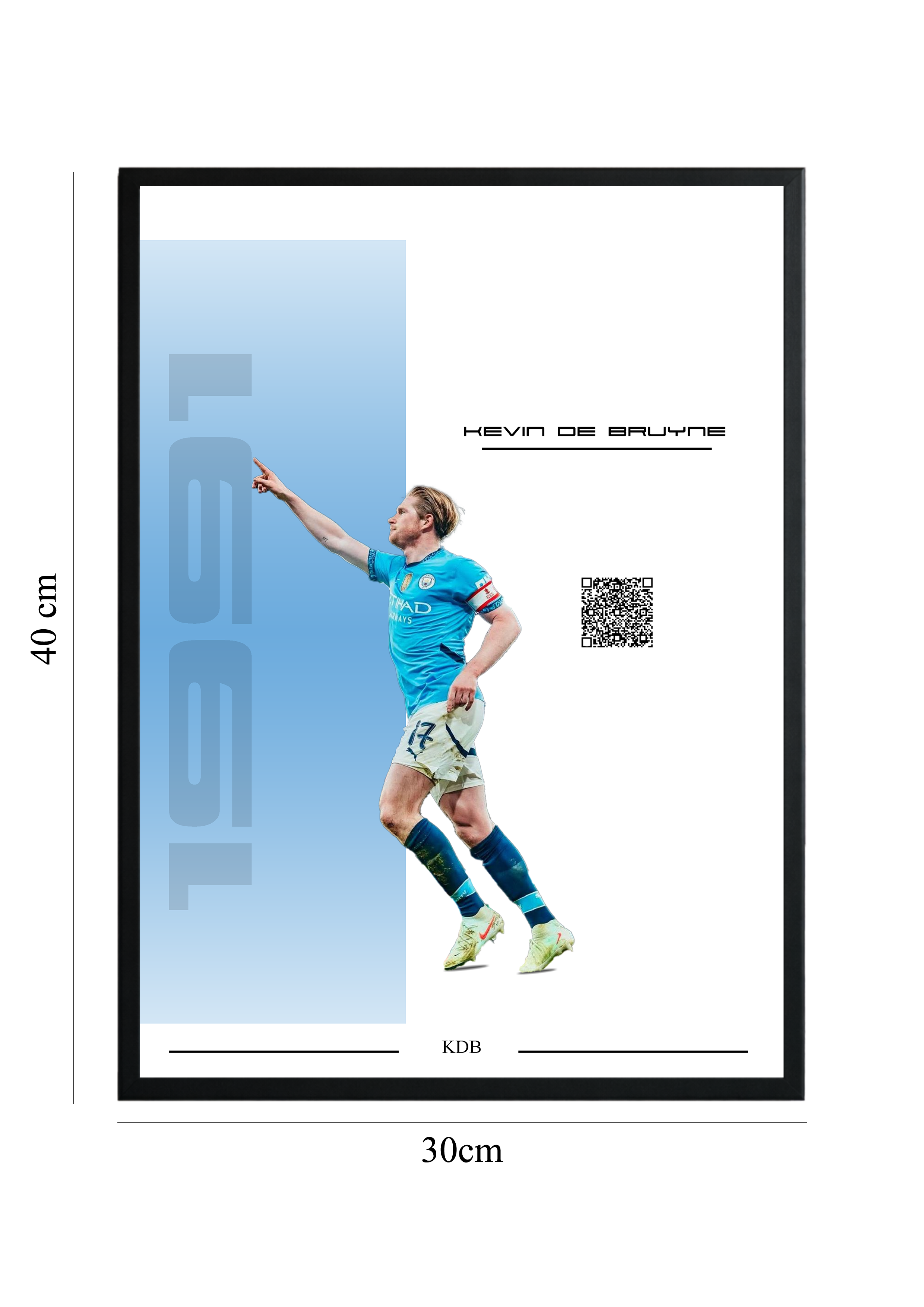 Kevin De Bruyne - Tablou cu Cod QR