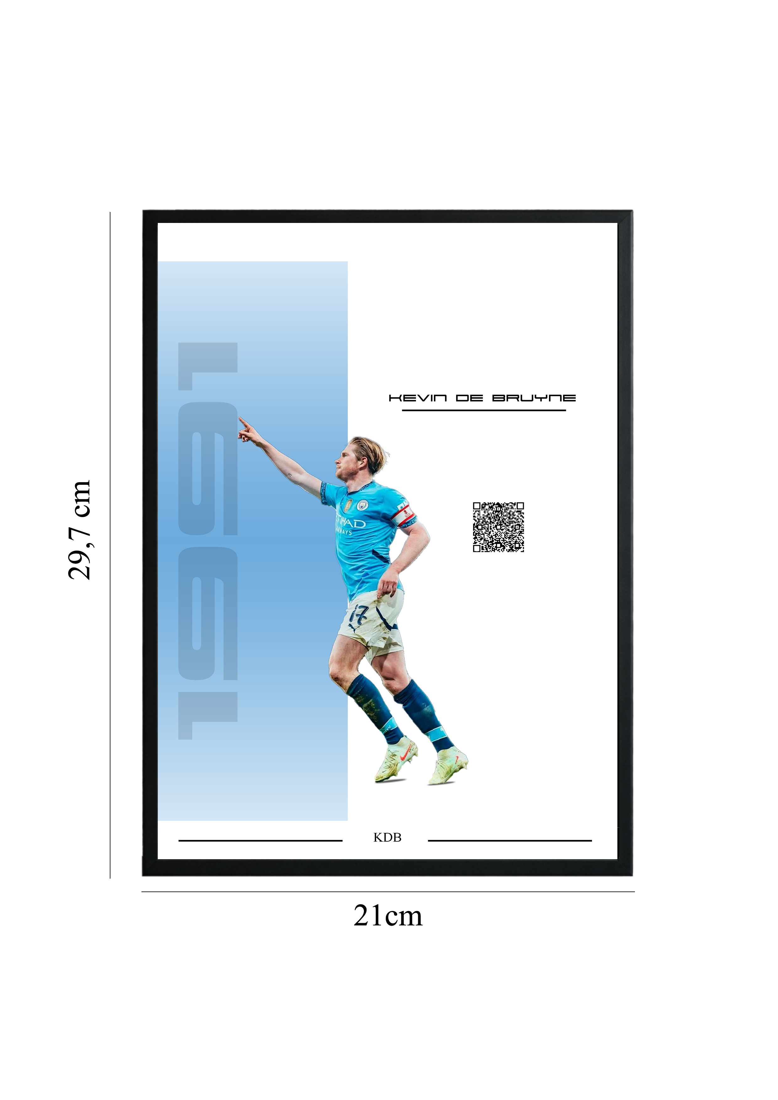 Kevin De Bruyne - Tablou cu Cod QR