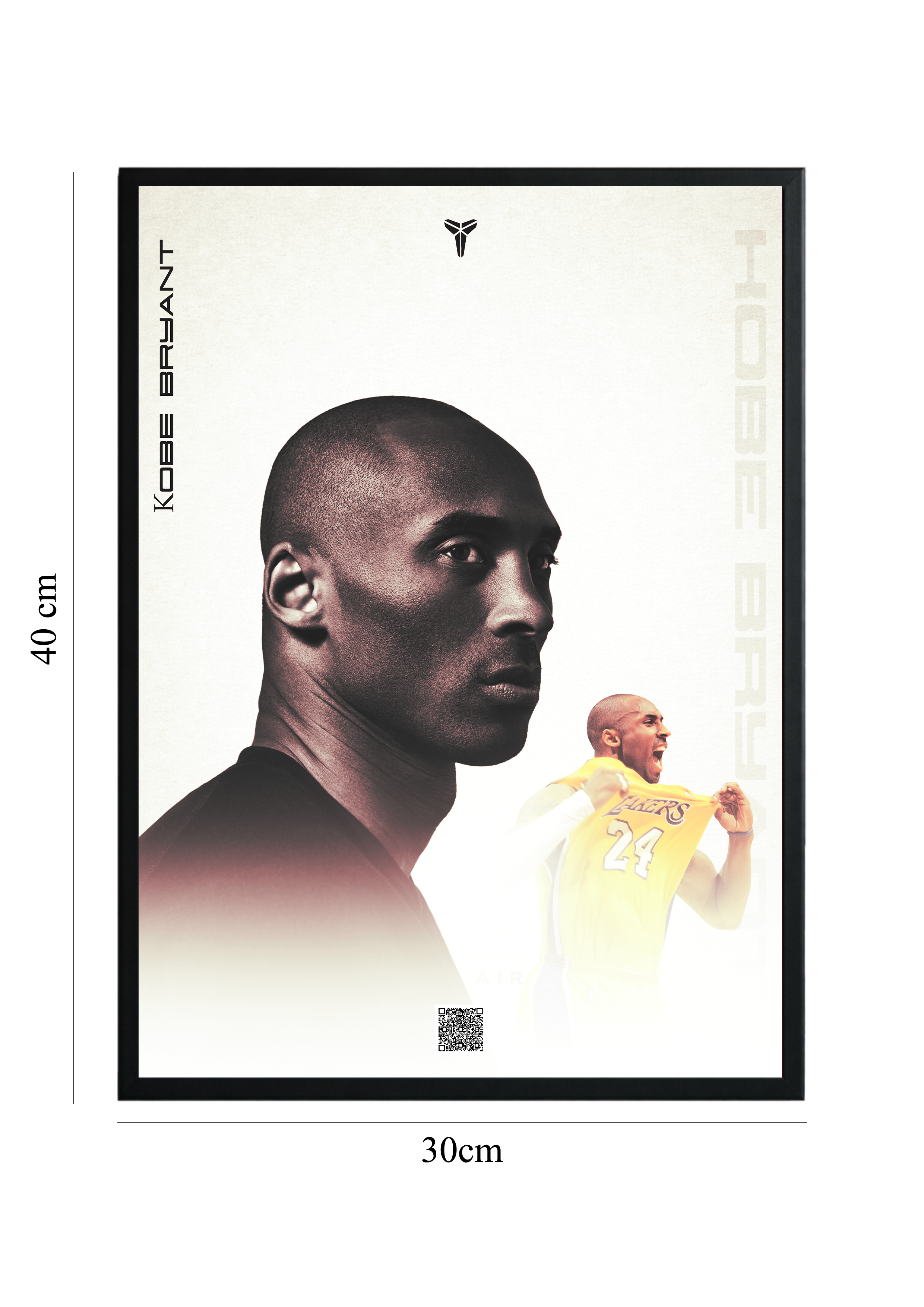 Kobe Bryant - Tablou cu Cod QR