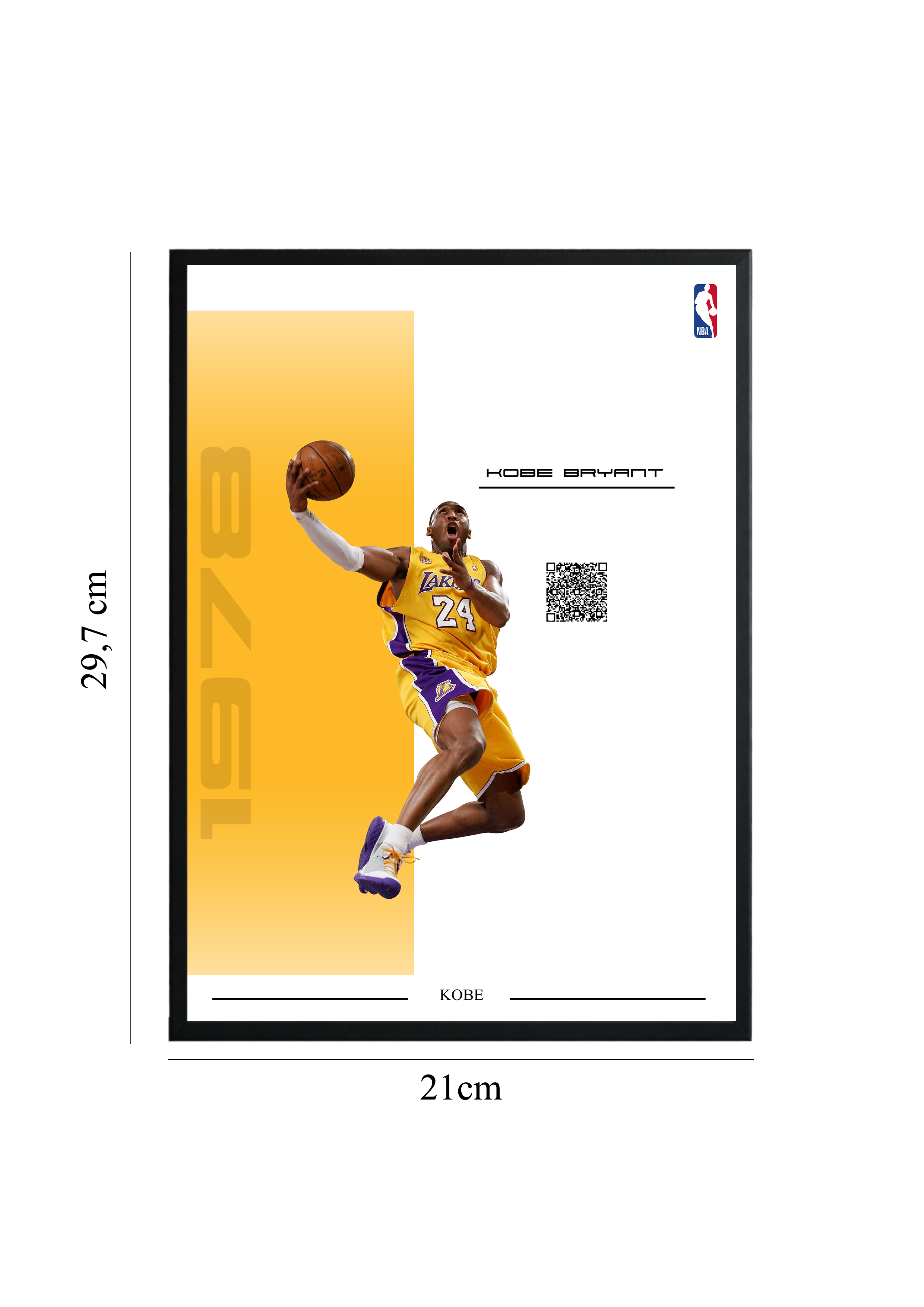 Kobe Bryant - Tablou cu Cod QR