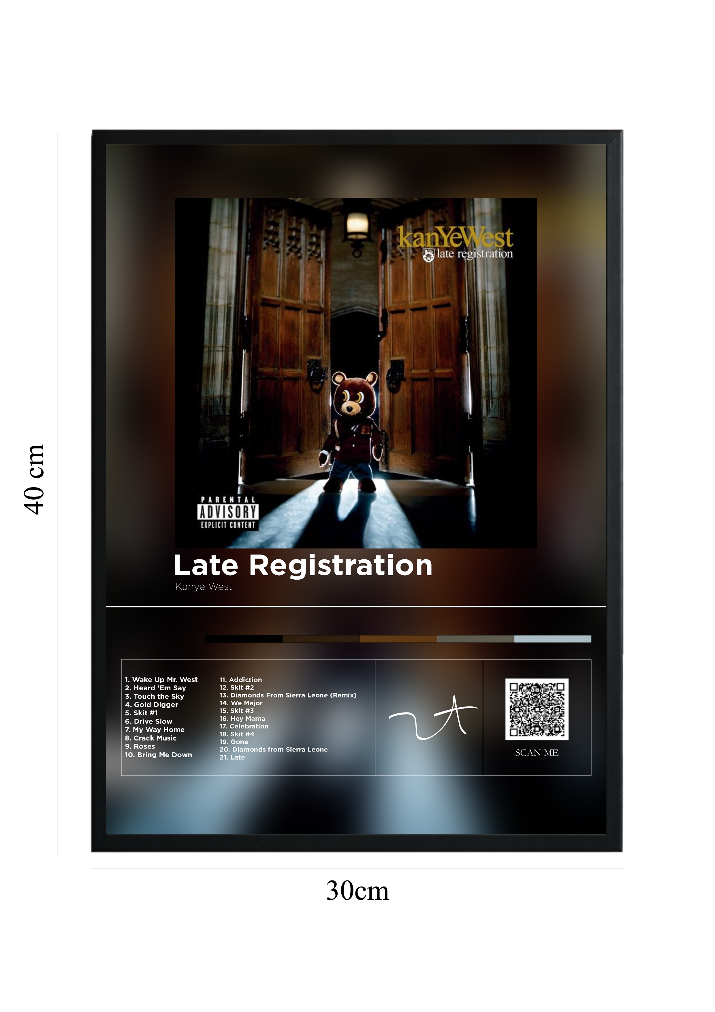 Late Registration - Tablou cu Cod QR