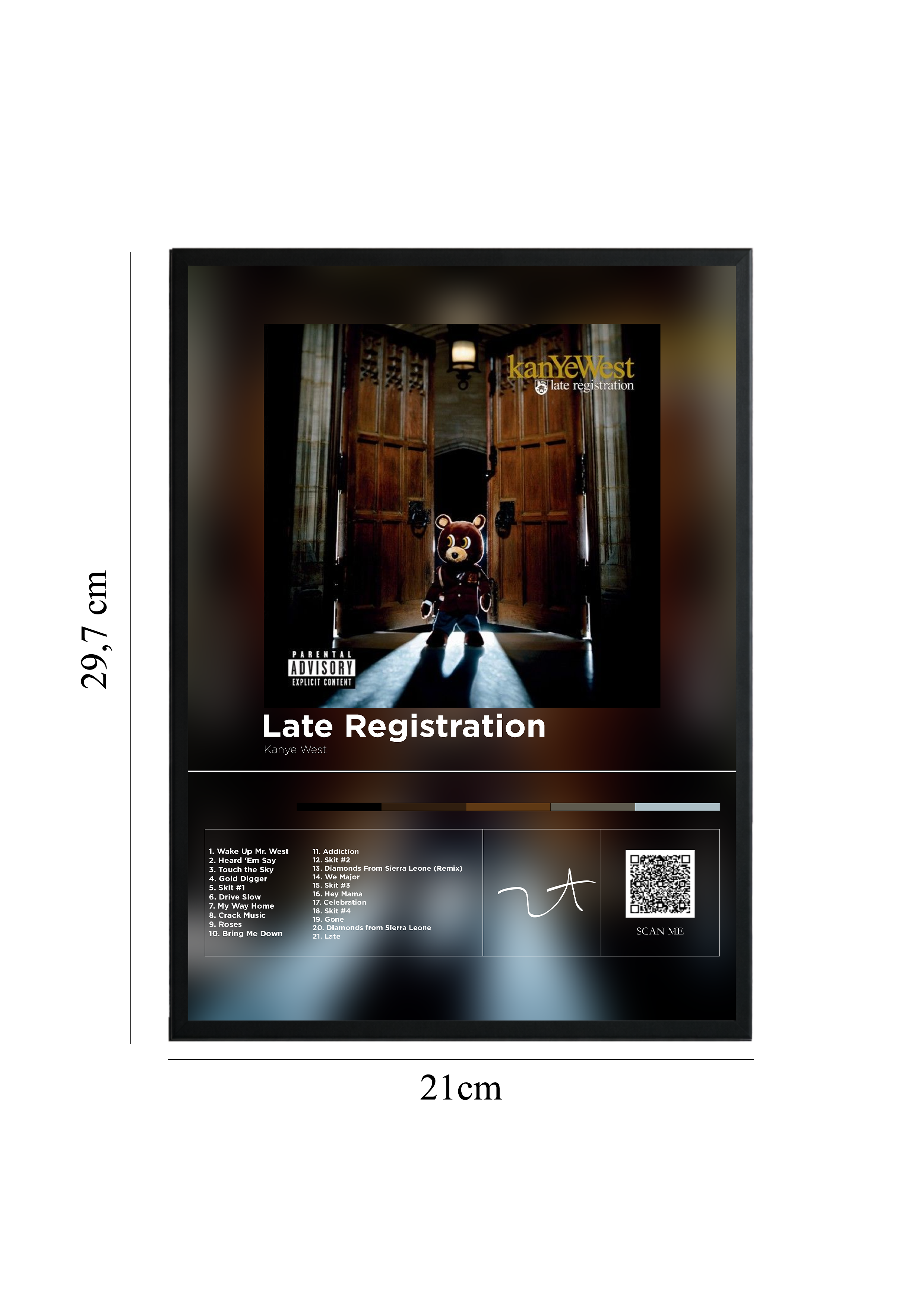 Late Registration - Tablou cu Cod QR