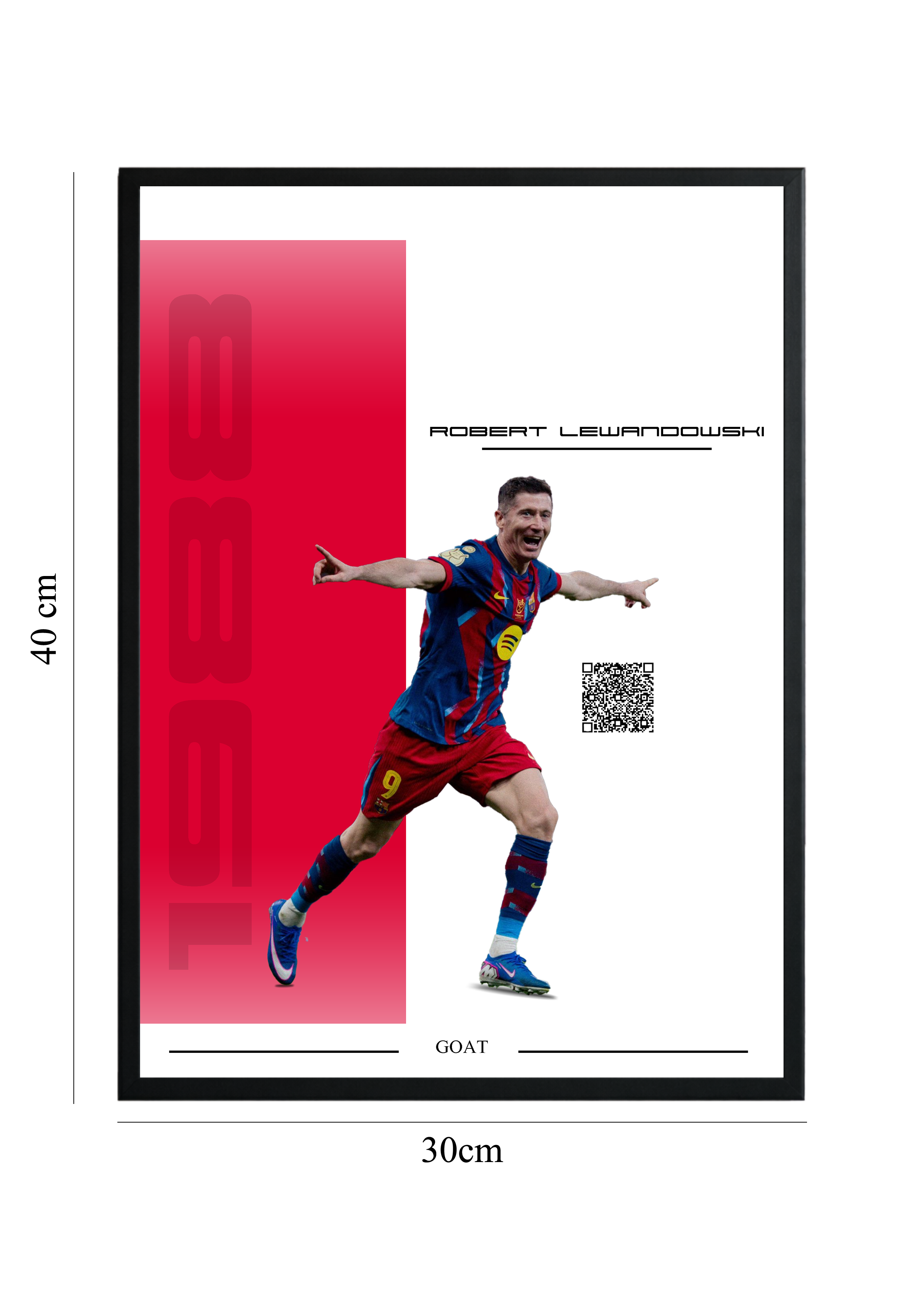 Robert Lewandowski - Tablou cu Cod QR
