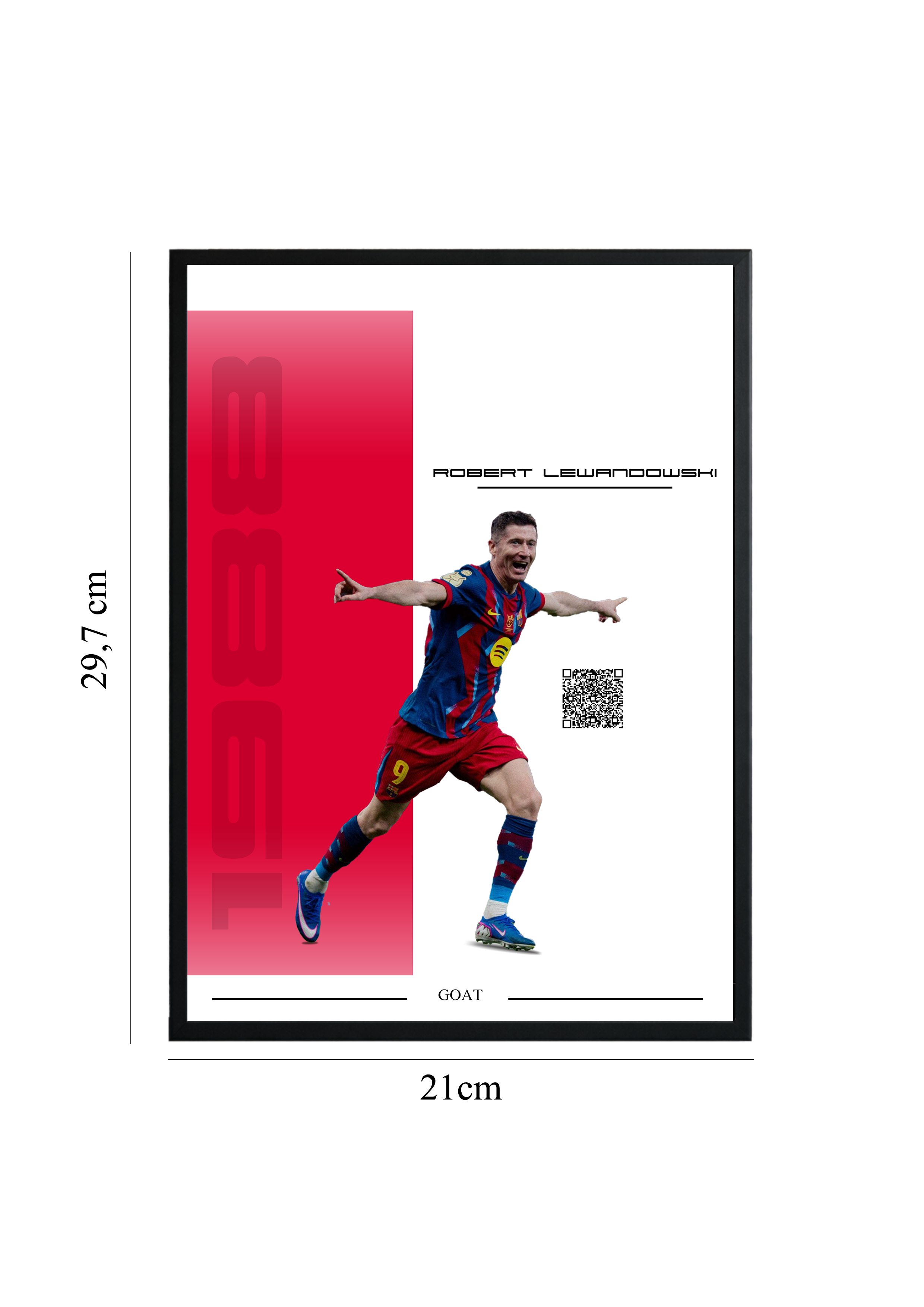 Robert Lewandowski - Tablou cu Cod QR