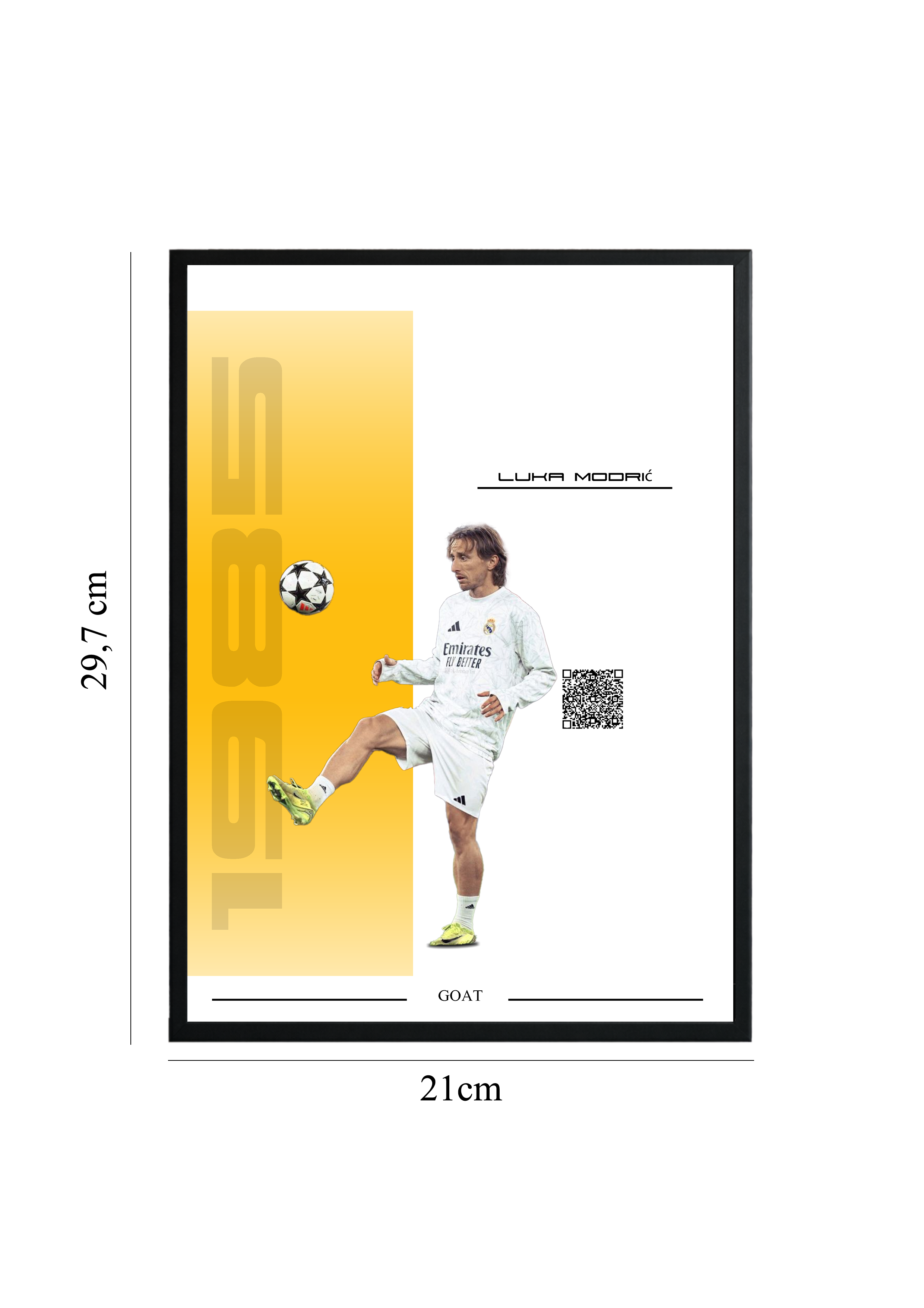 Luka Modrić - Tablou cu Cod QR