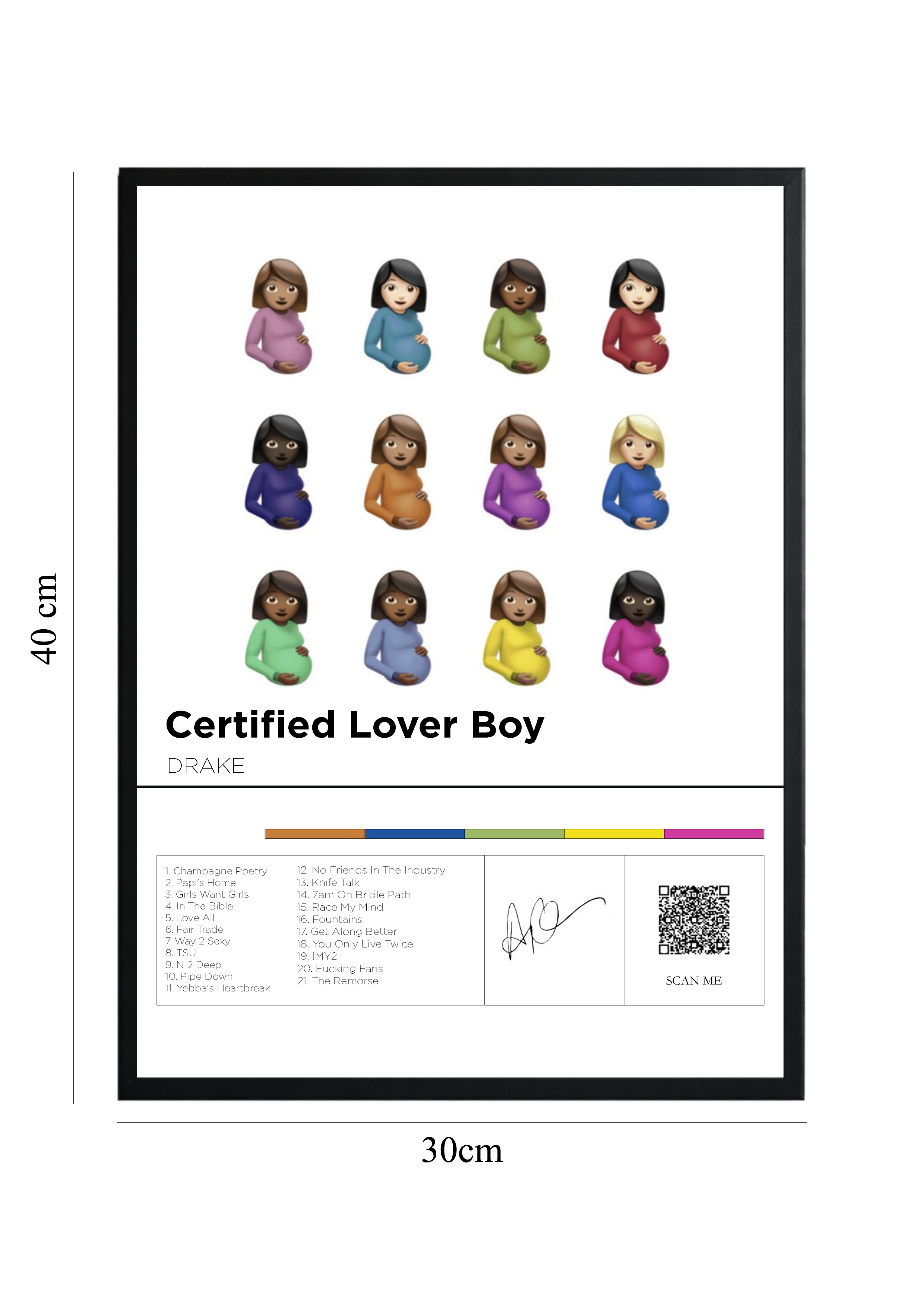 Certified Lover Boy - Tablou cu Cod QR