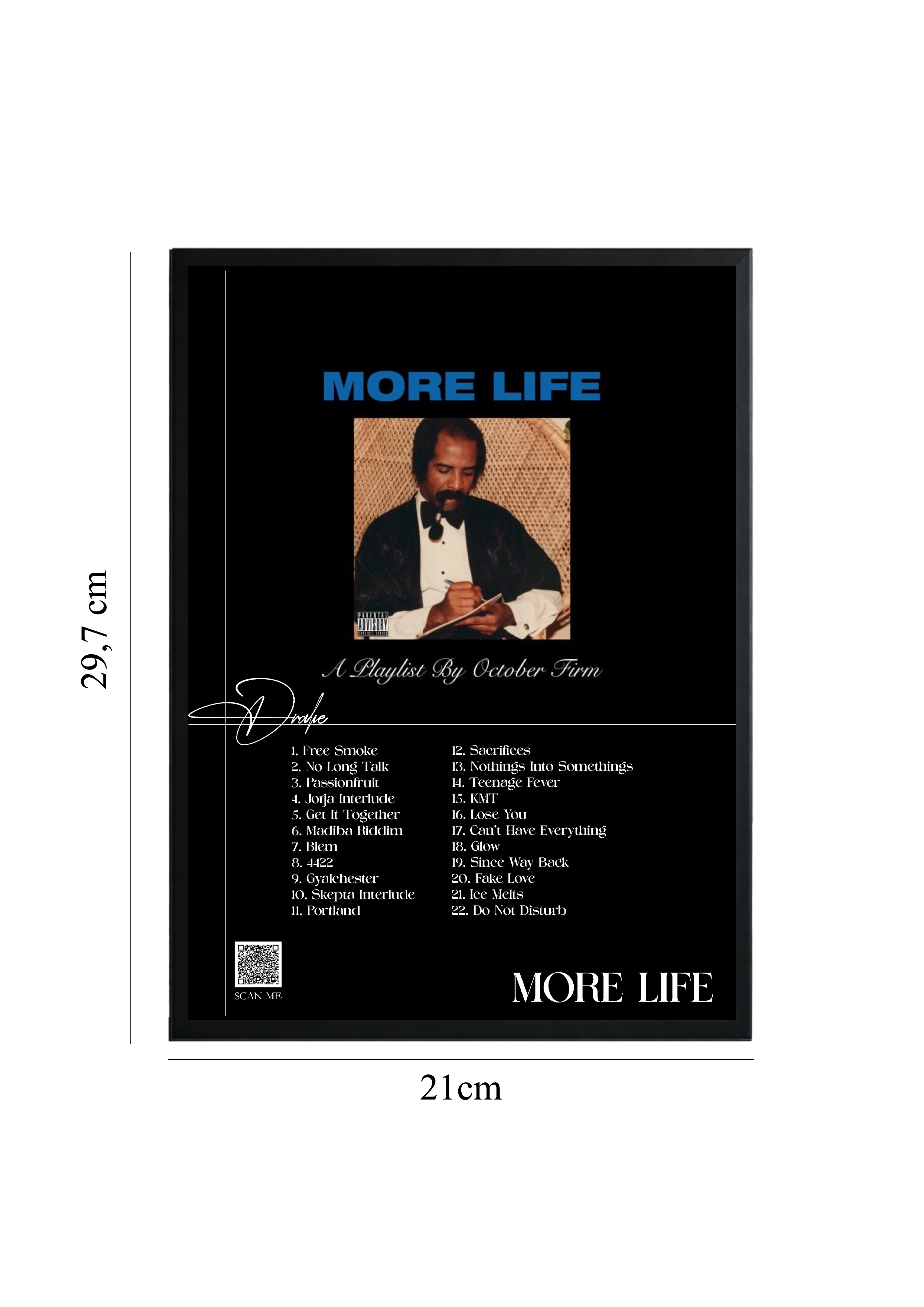 More Life - Tablou cu Cod QR