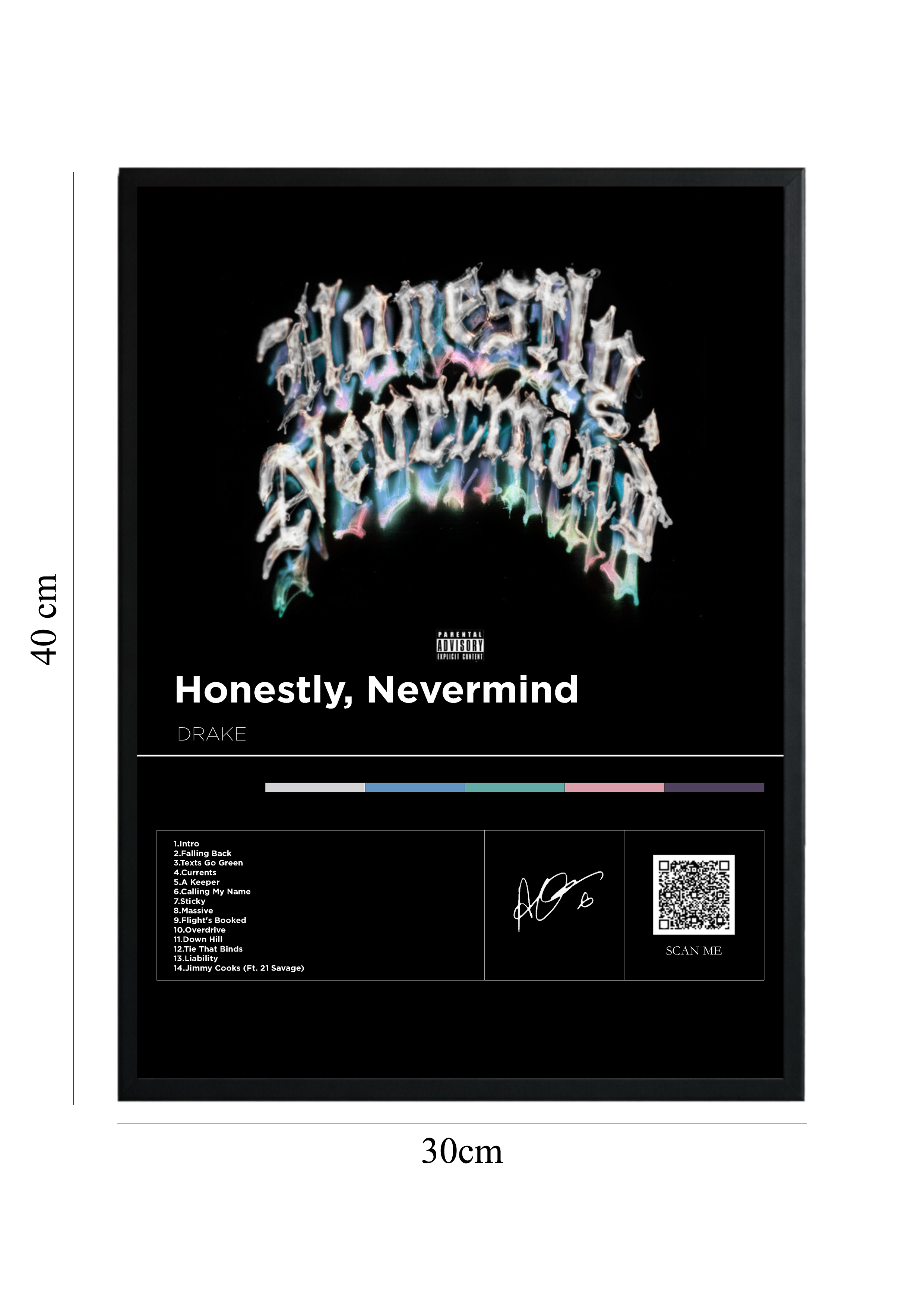 Honestly, Nevermind - Tablou cu Cod QR