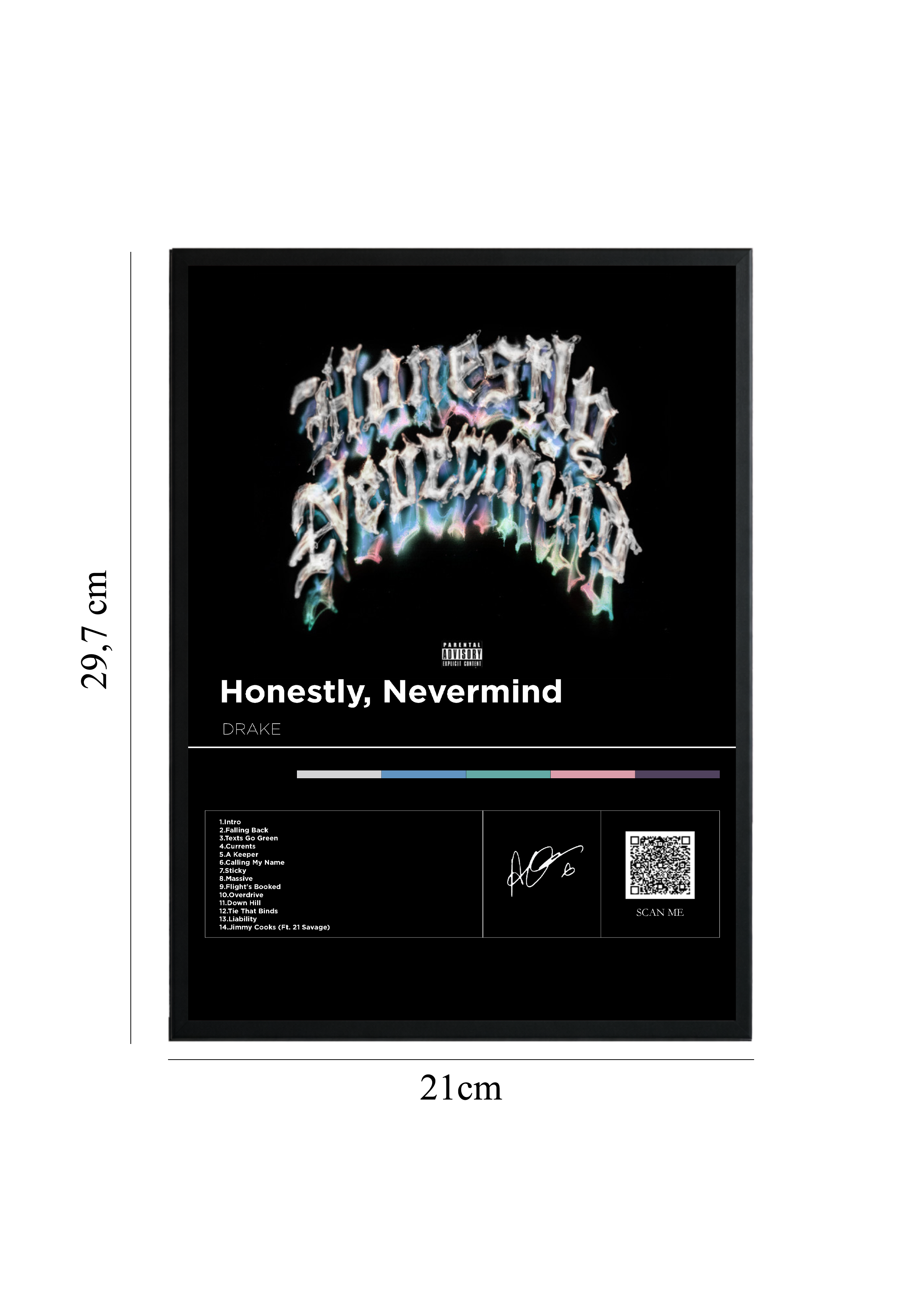 Honestly, Nevermind - Tablou cu Cod QR