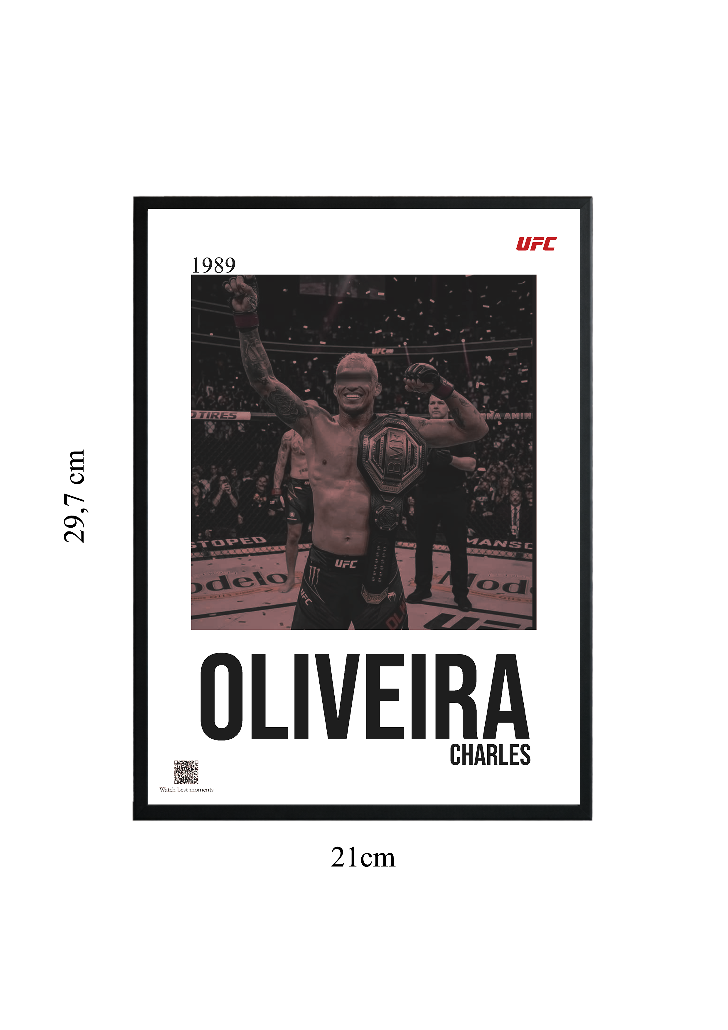 Charles Oliveira - Tablou cu Cod QR