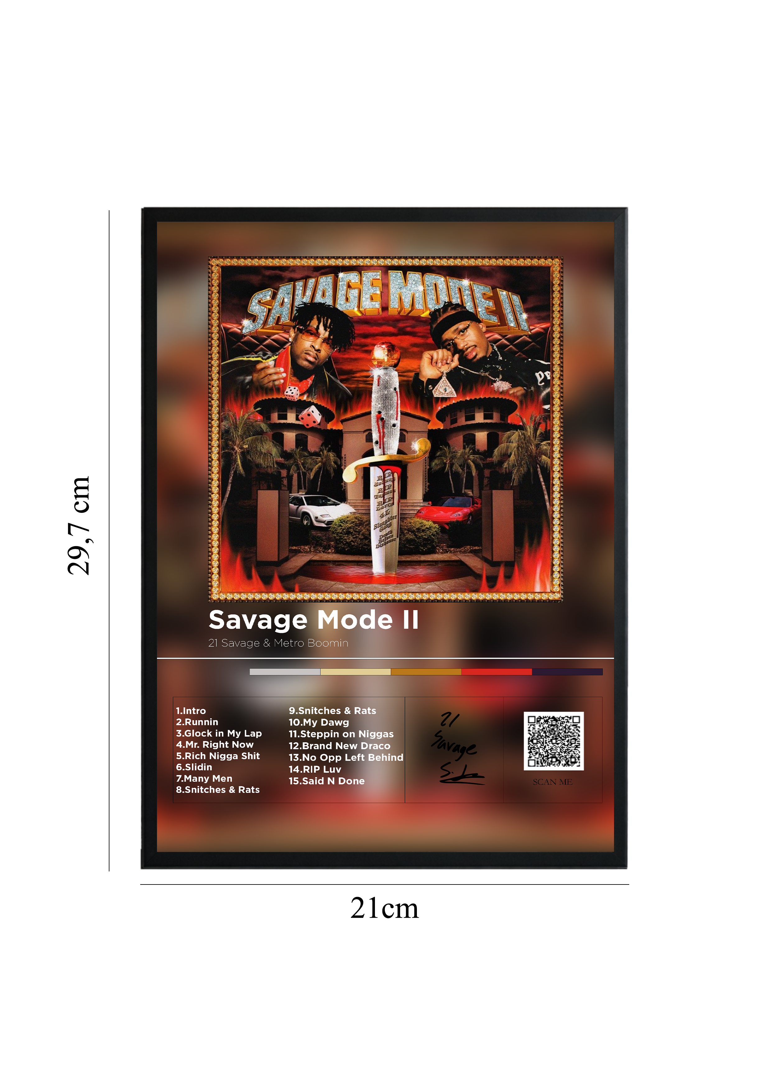 Savage Mode II - Tablou cu Cod QR