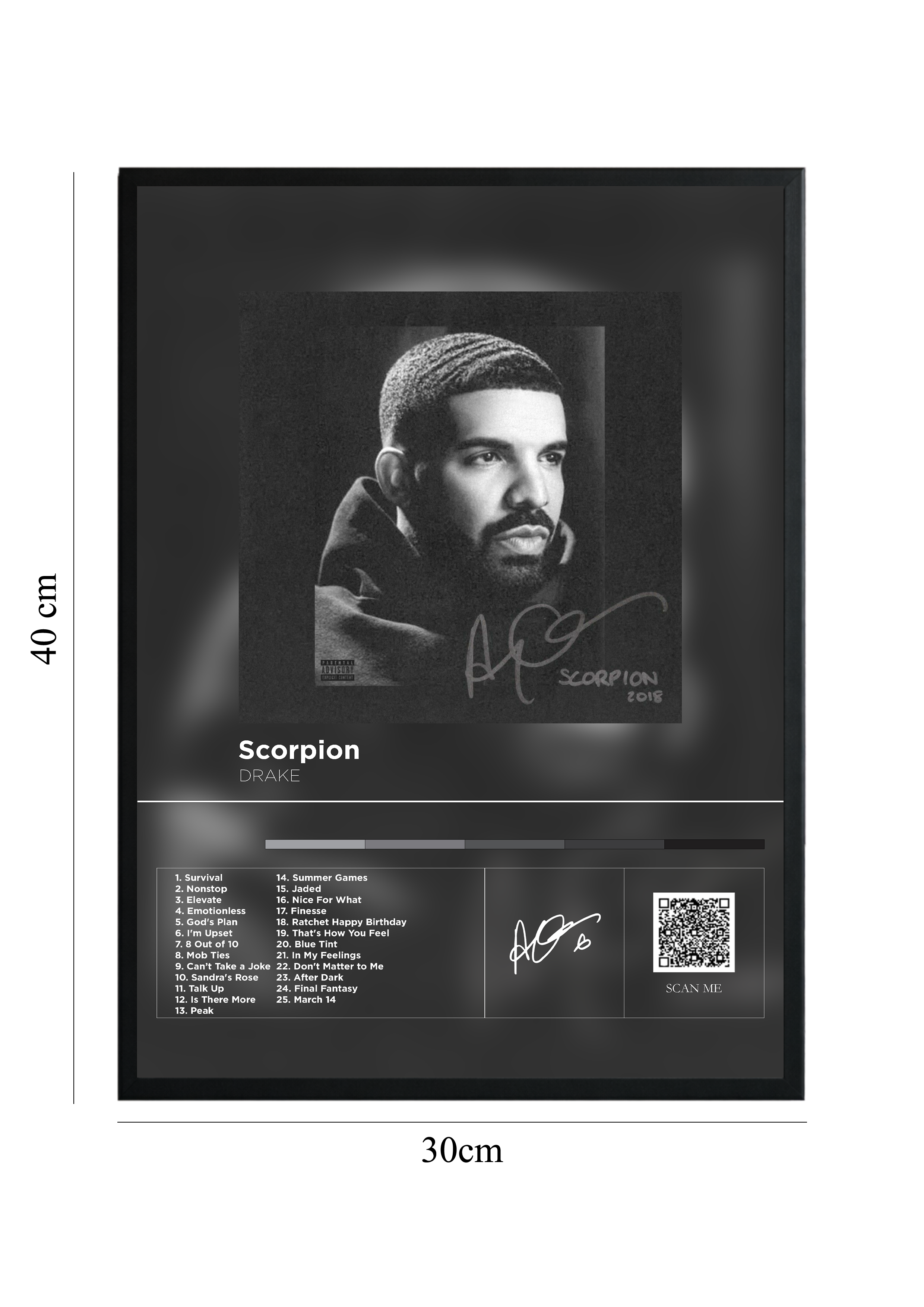 Scorpion - Tablou cu Cod QR