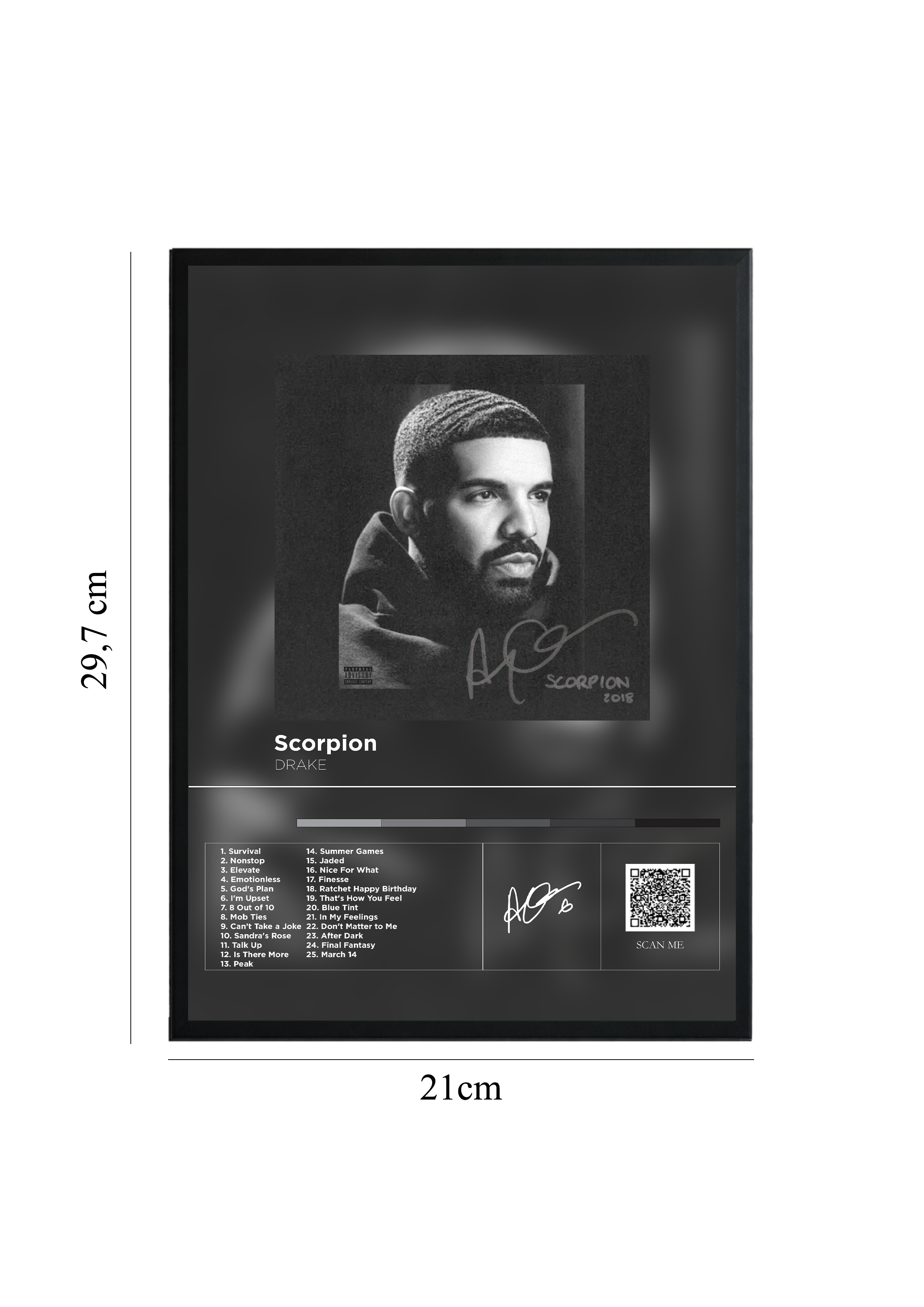 Scorpion - Tablou cu Cod QR