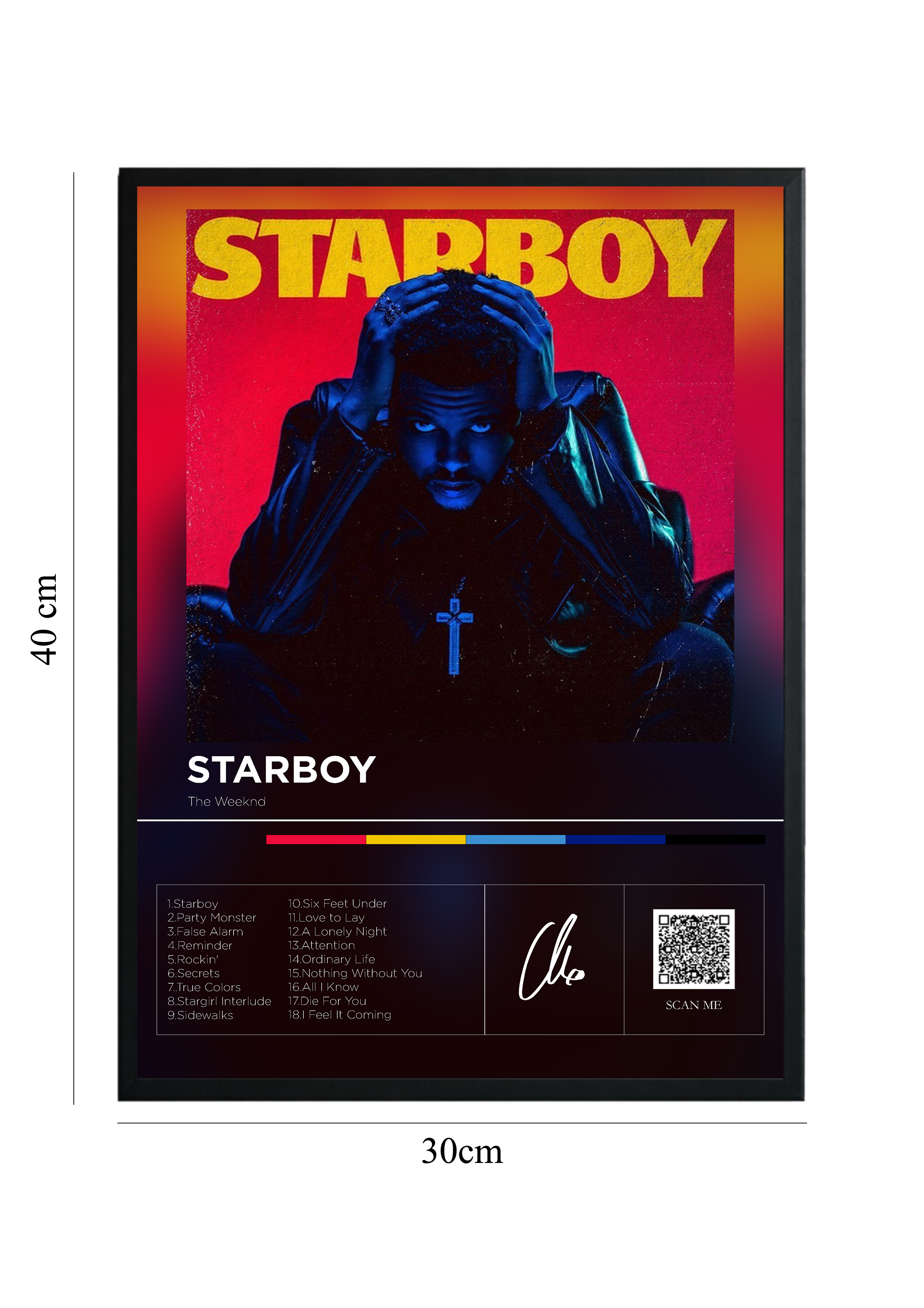 Starboy - Tablou cu Cod QR