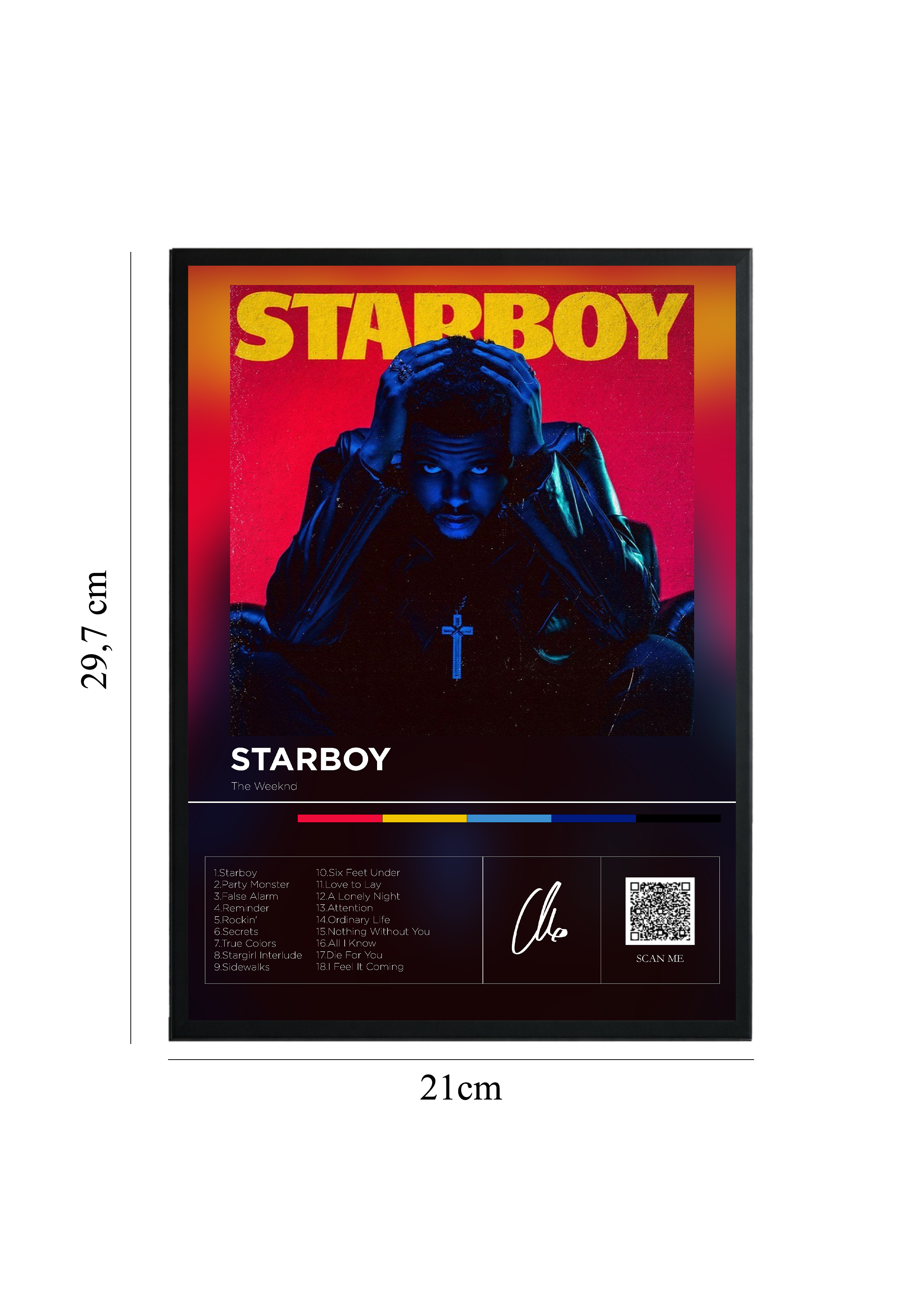 Starboy - Tablou cu Cod QR