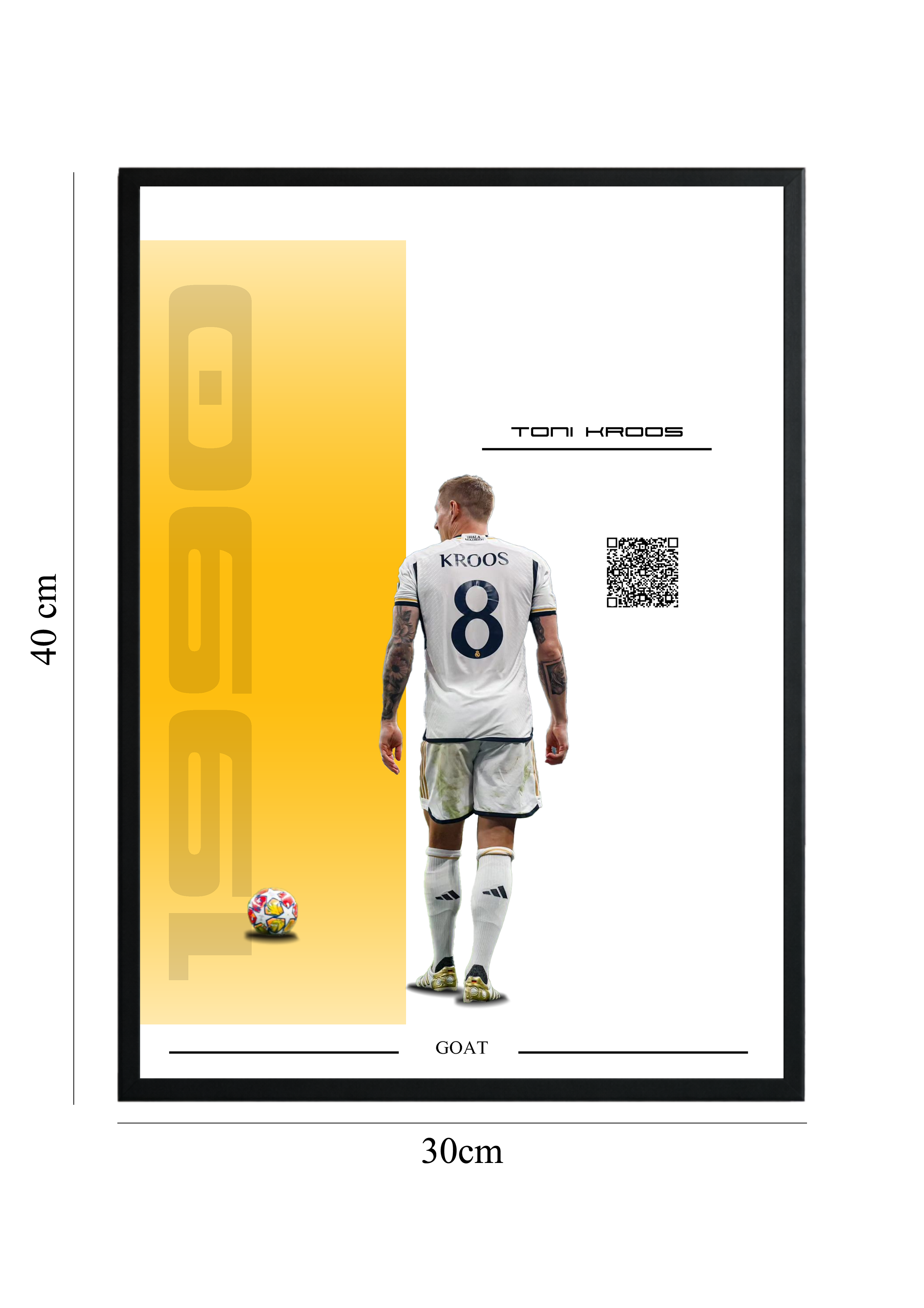 Toni Kroos - Tablou cu Cod QR