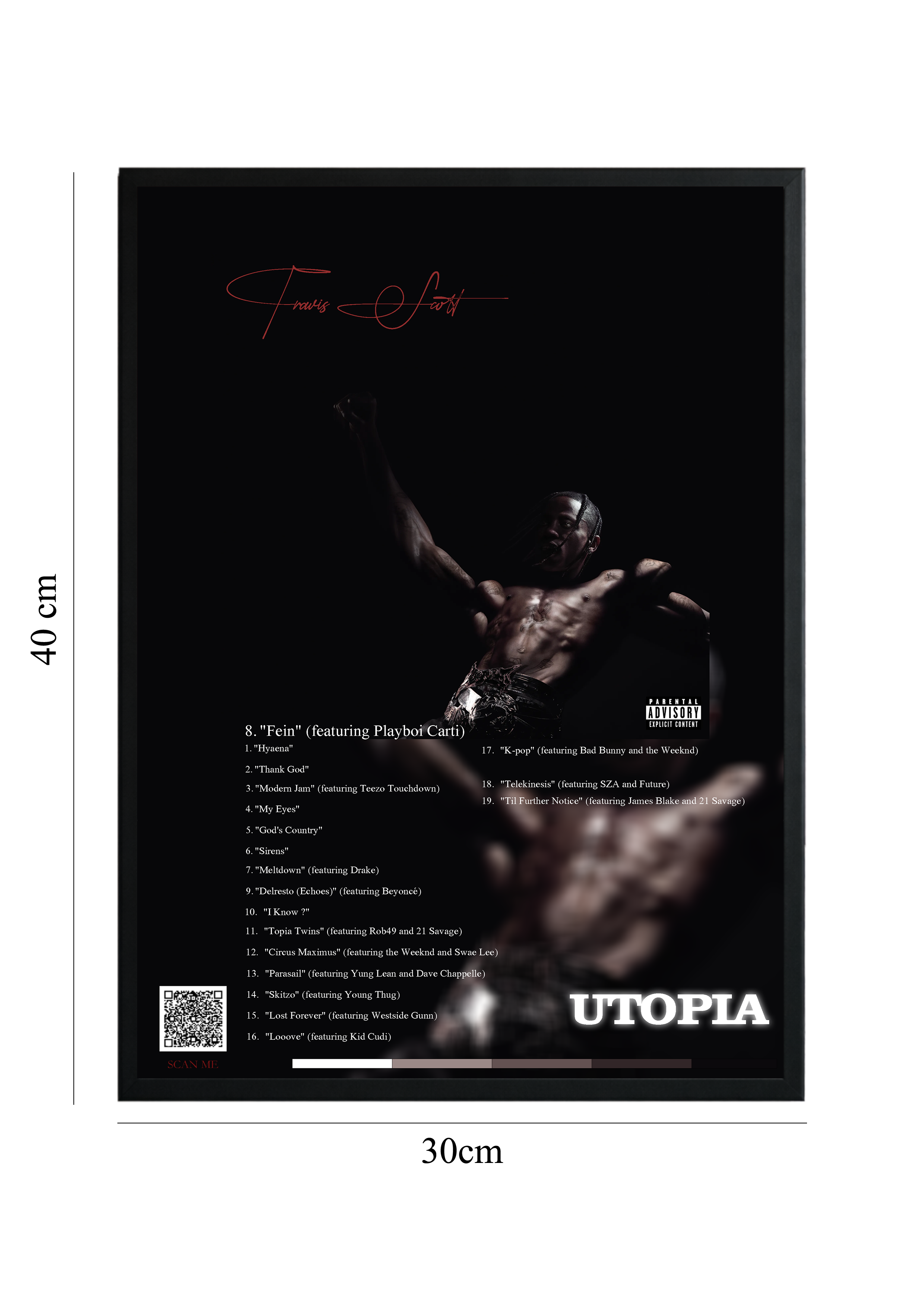 Utopia - Tablou cu Cod QR