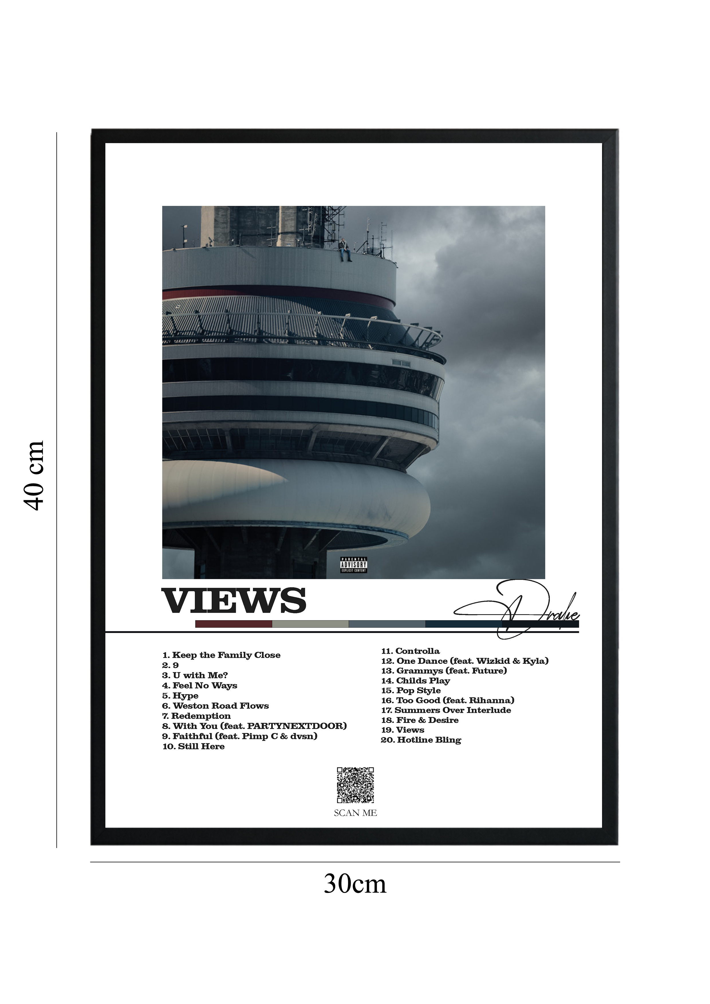 Views - Tablou cu Cod QR