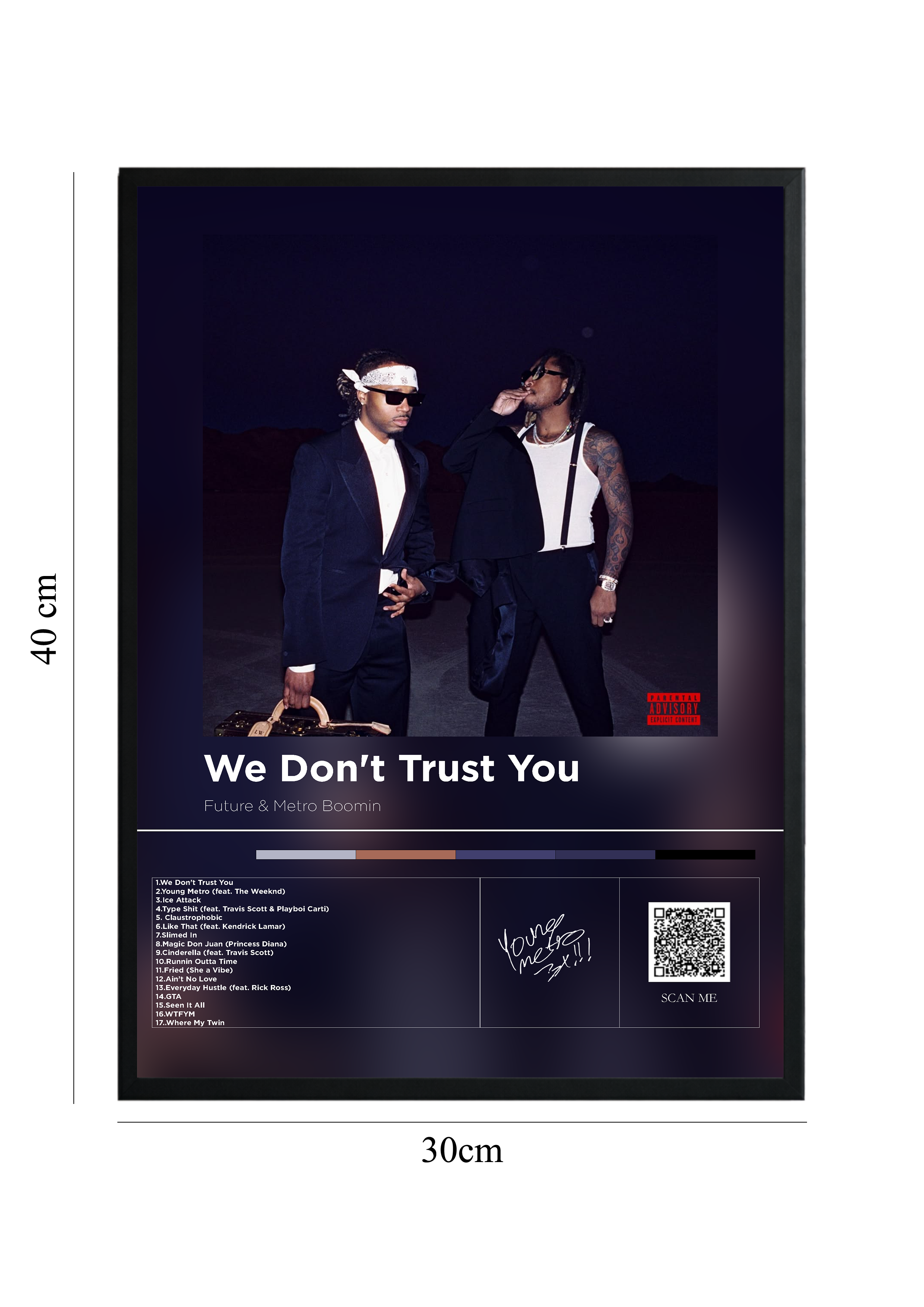 We Don't Trust You - Tablou cu Cod QR