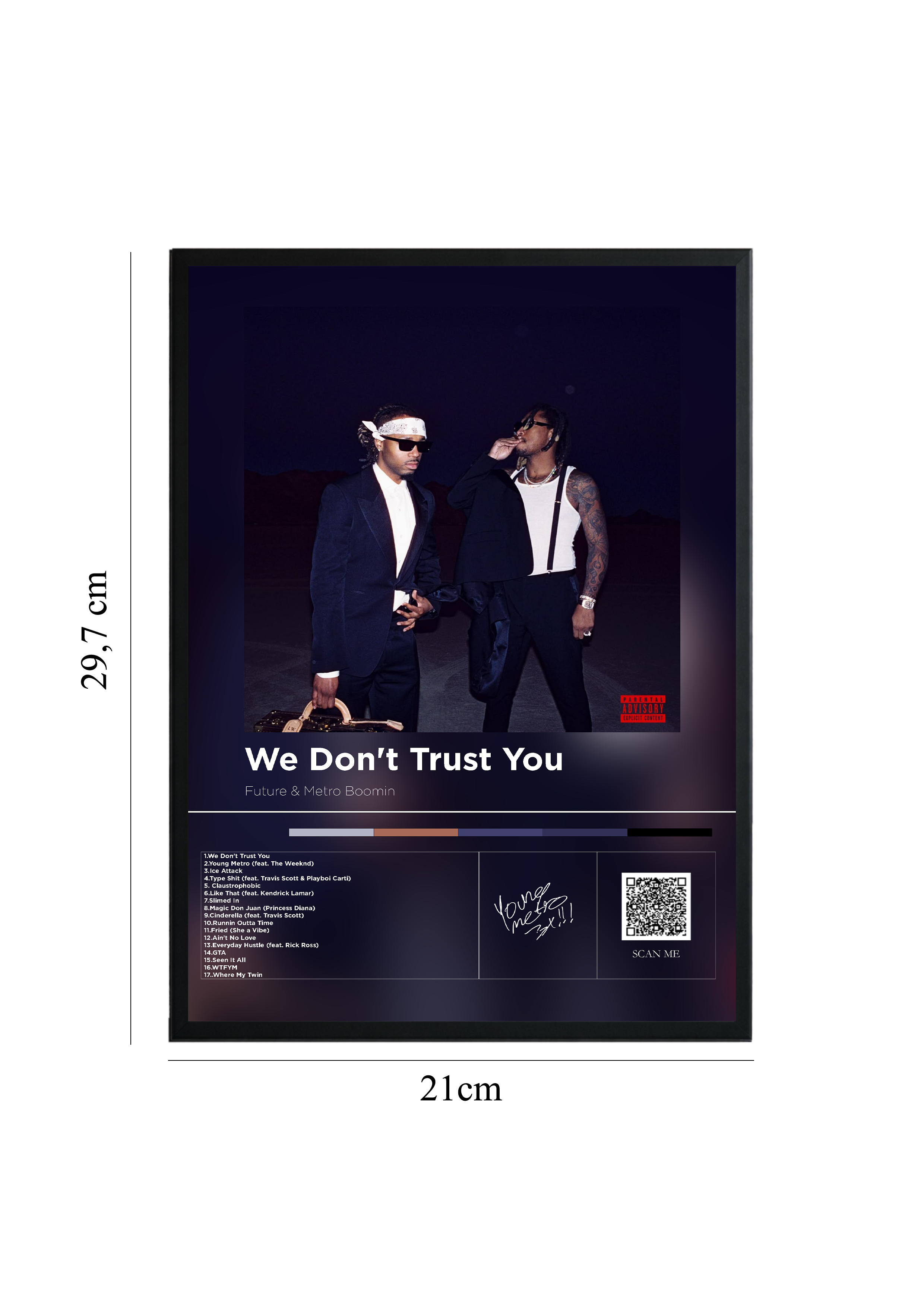 We Don't Trust You - Tablou cu Cod QR