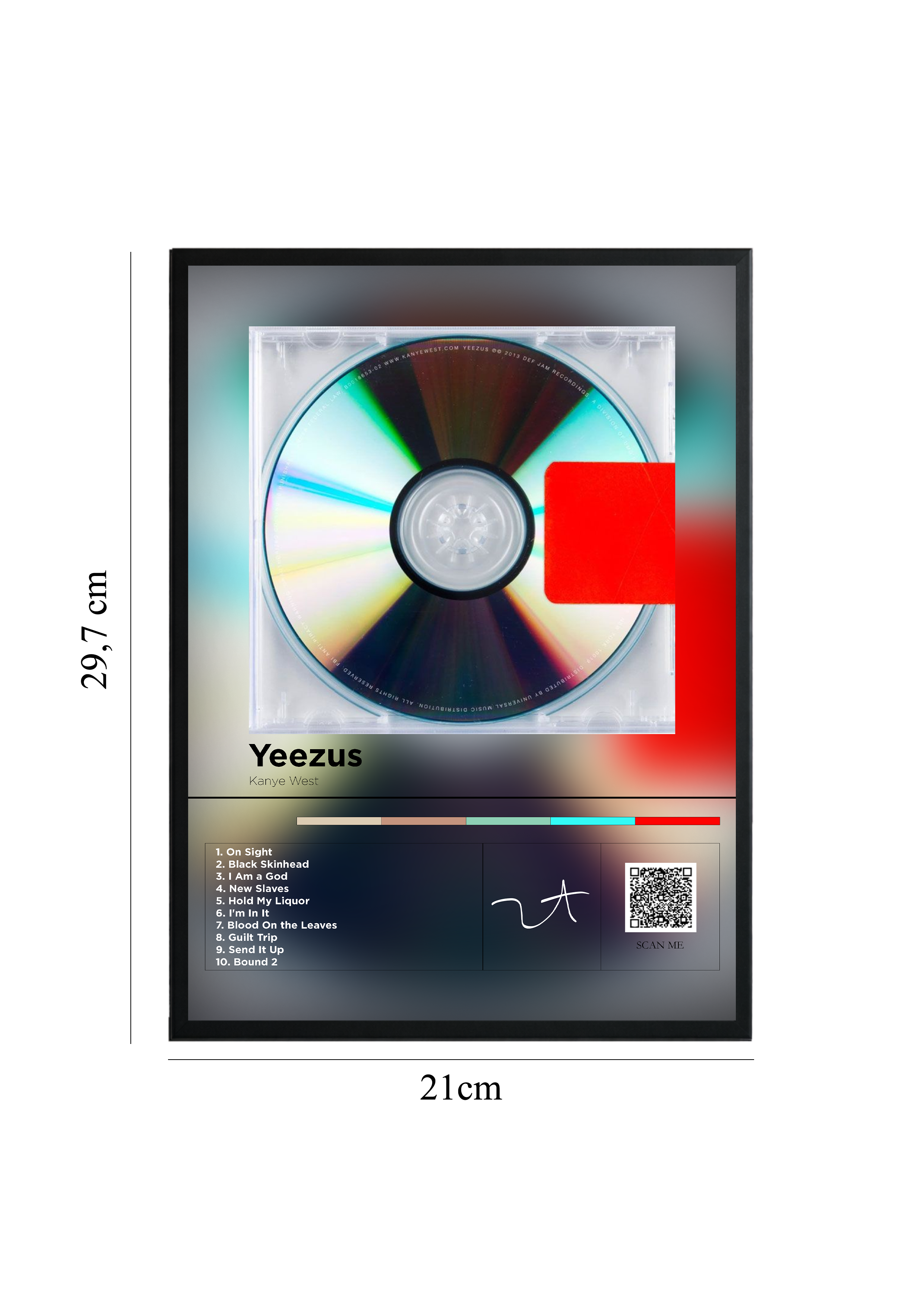 Yeezus - Tablou cu Cod QR