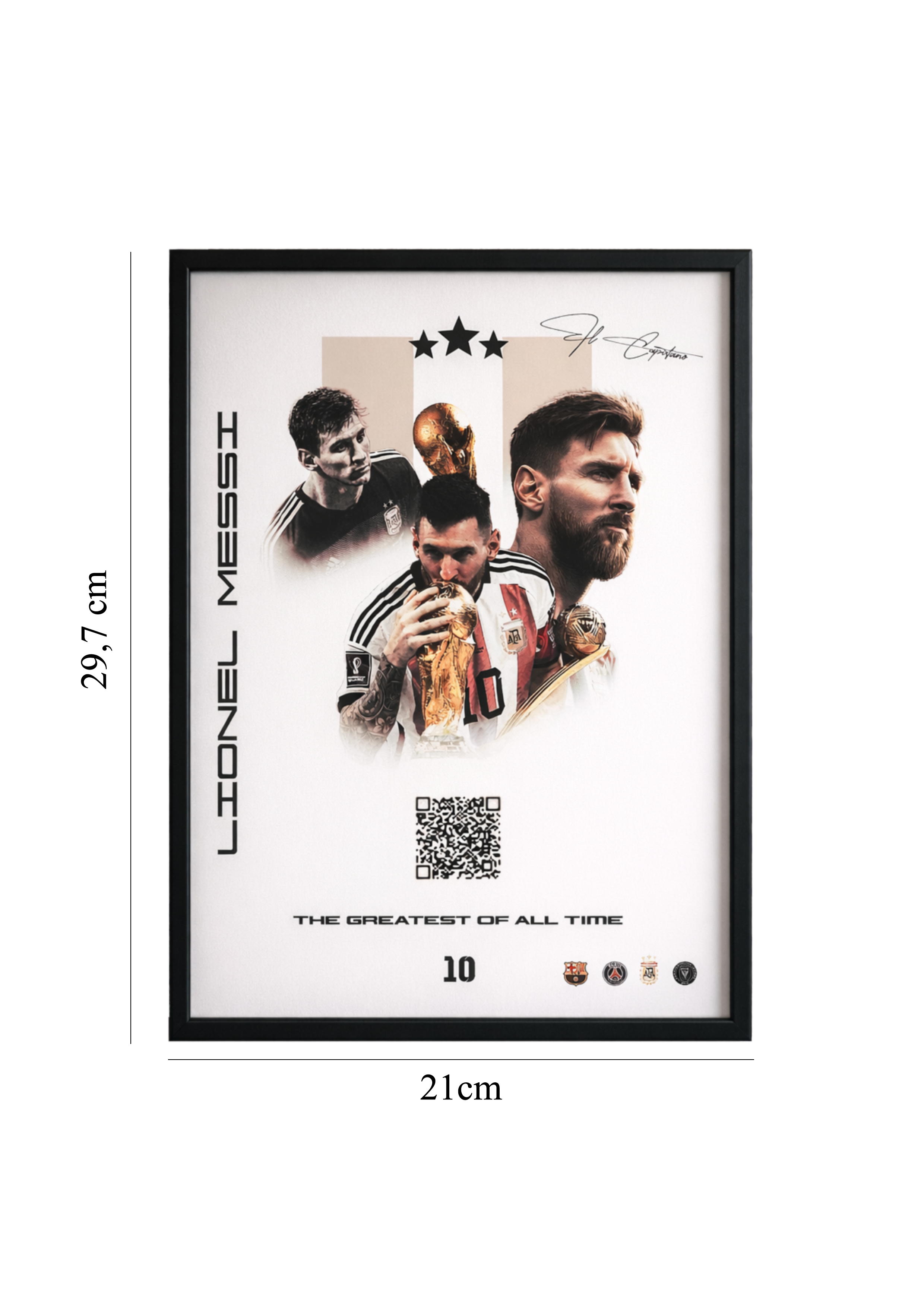 Lionel Messi – Tablou cu Cod QR