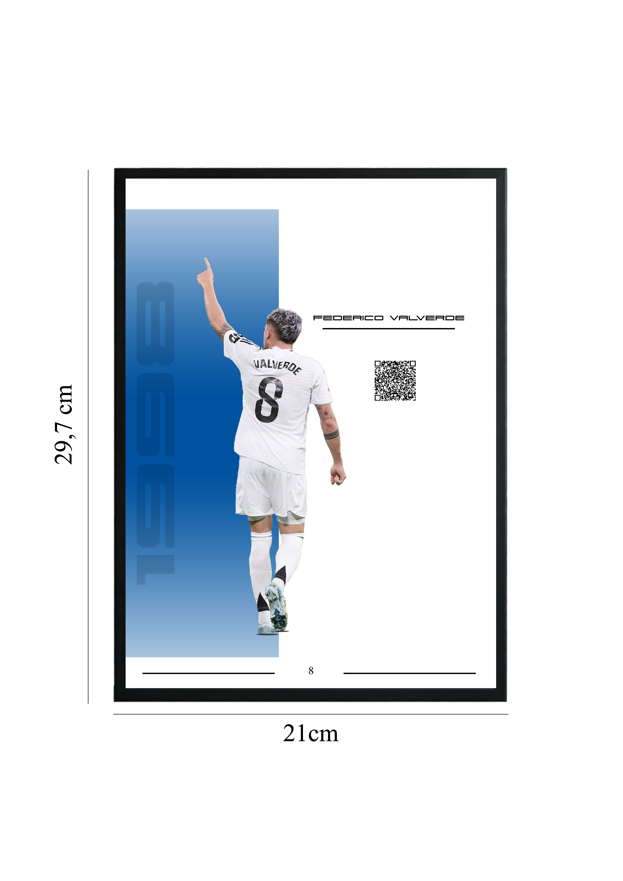 Federico Valverde - Tablou cu Cod QR