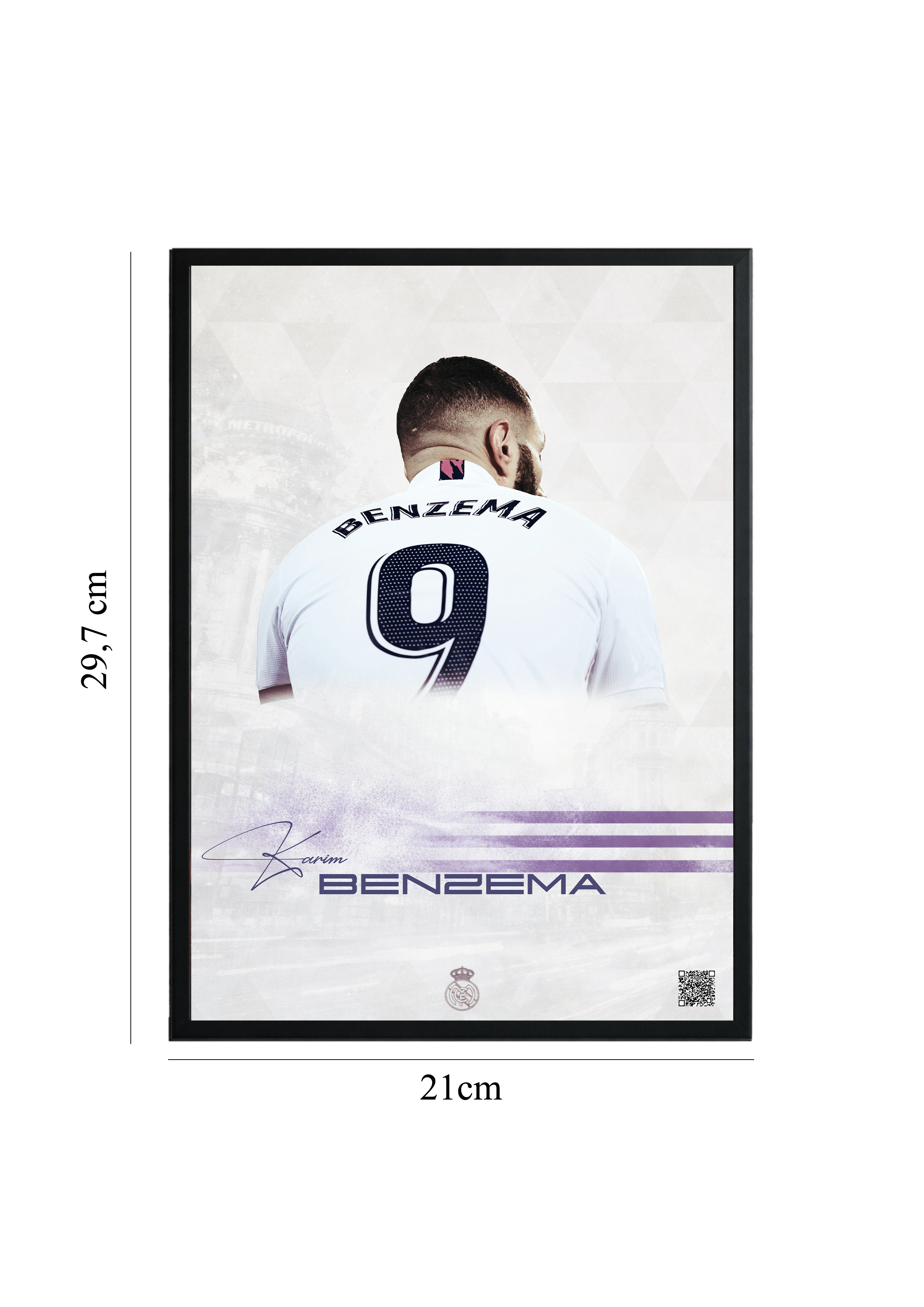 Benzema - Tablou cu Cod QR