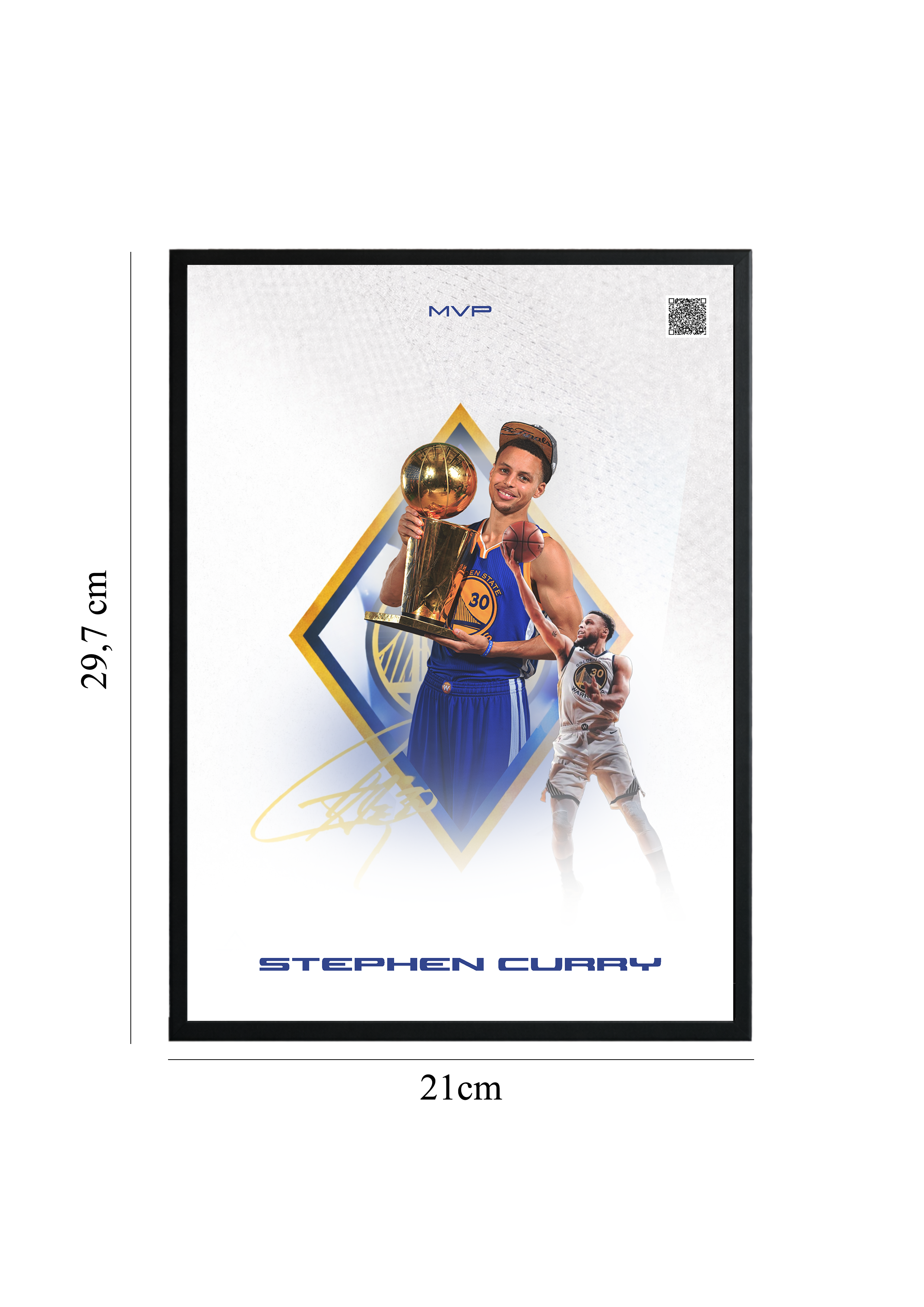 Stephen Curry - Tablou cu Cod QR