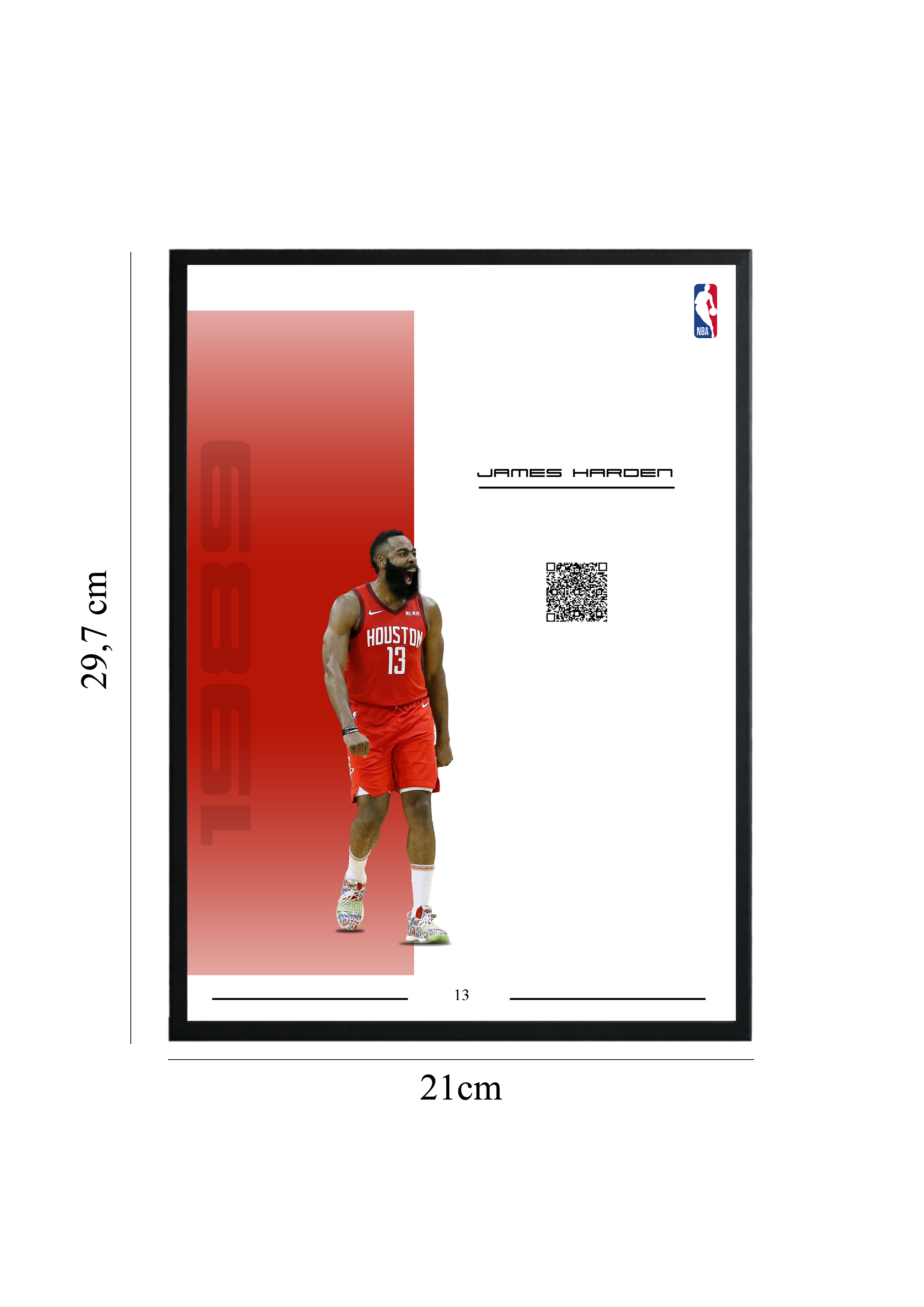 James Harden - Tablou cu Cod QR