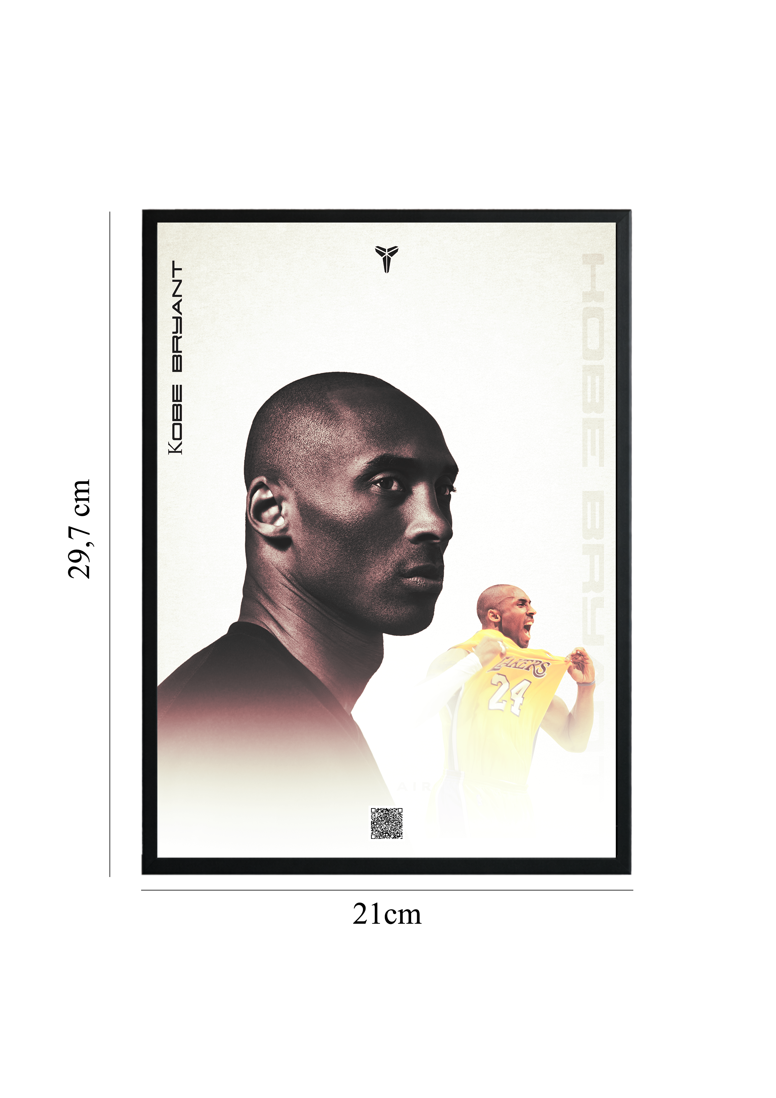 Kobe Bryant - Tablou cu Cod QR